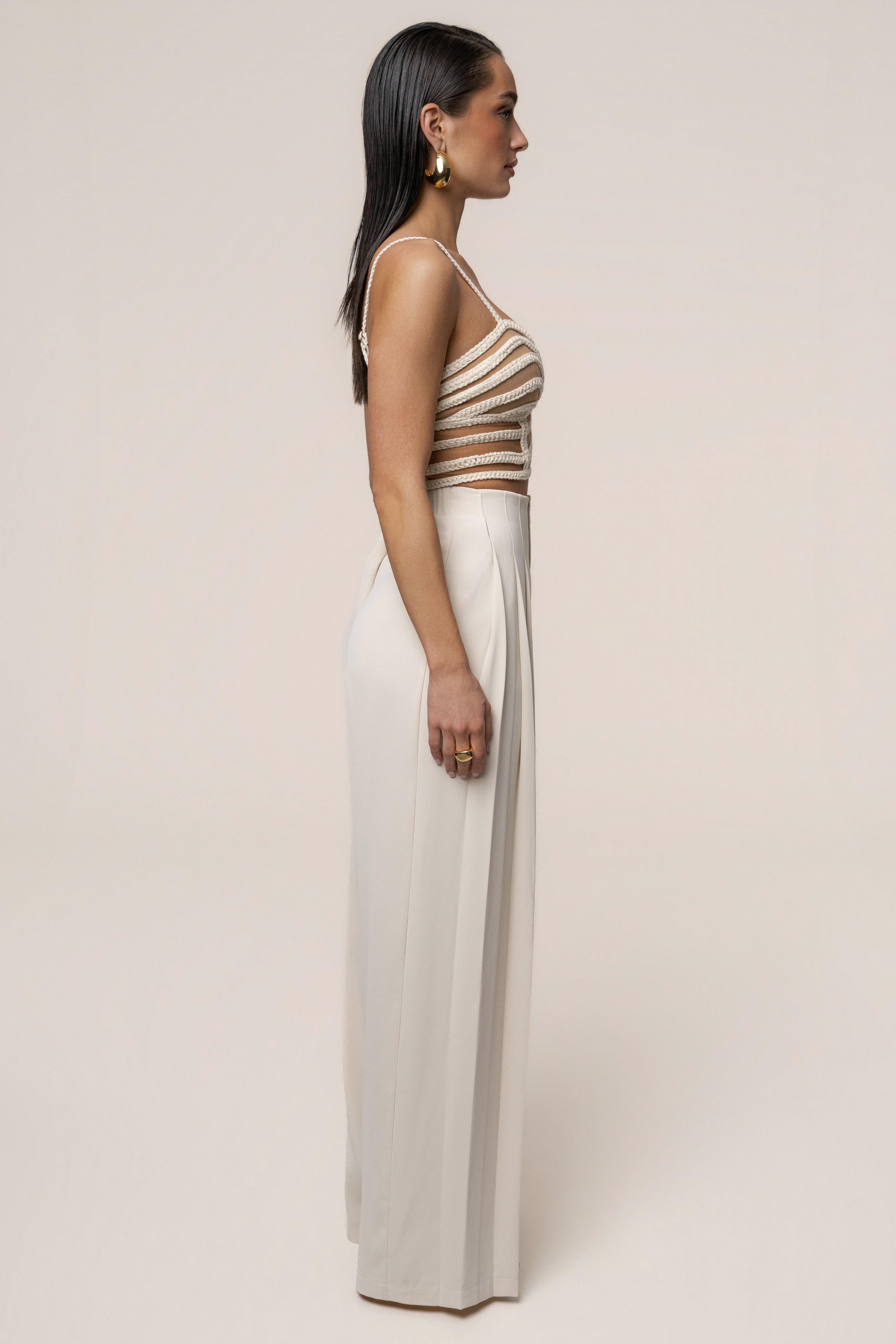 Ivory Serenity Bay Top - JLUXLABEL