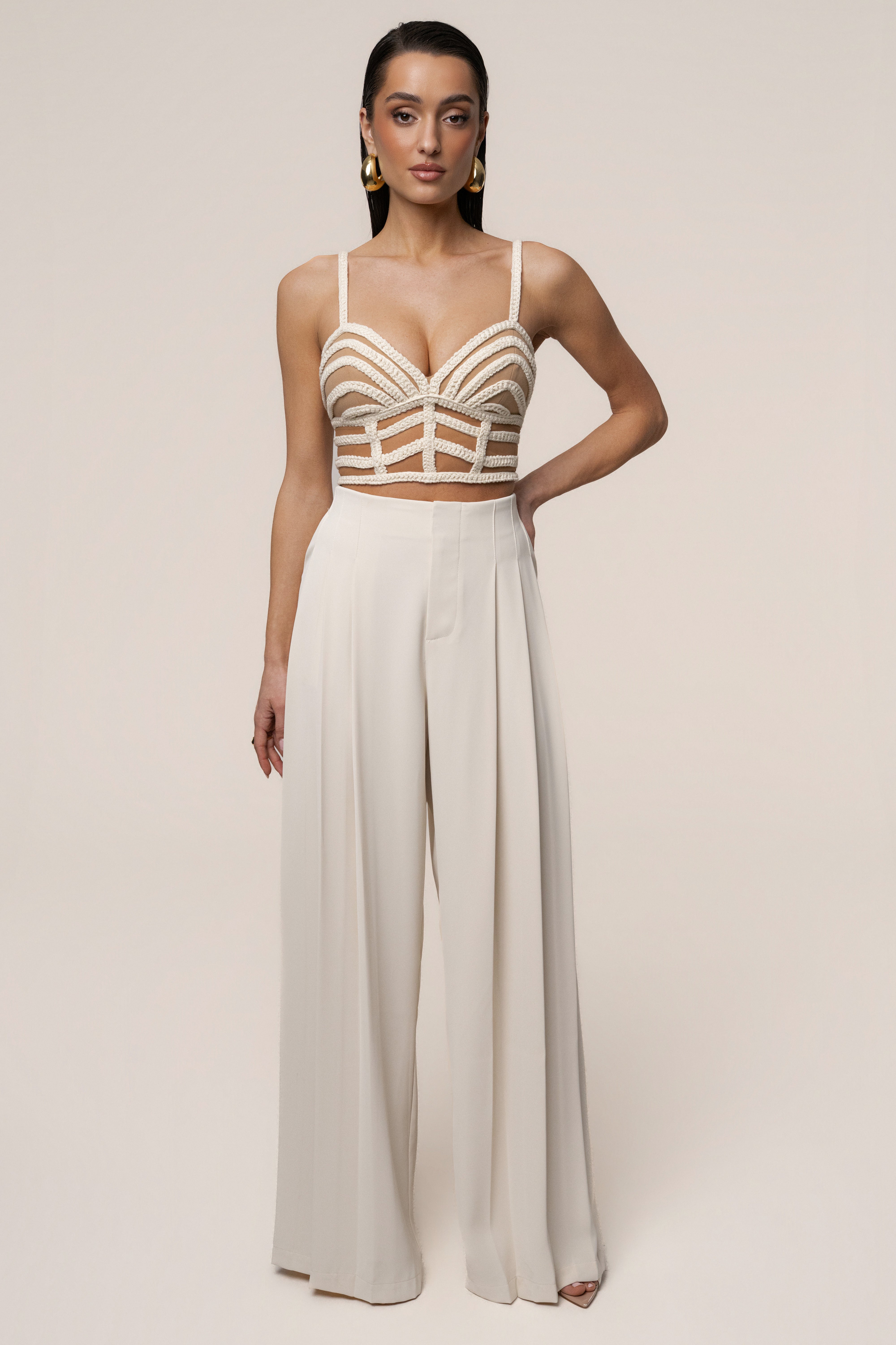 Ivory Serenity Bay Top - JLUXLABEL