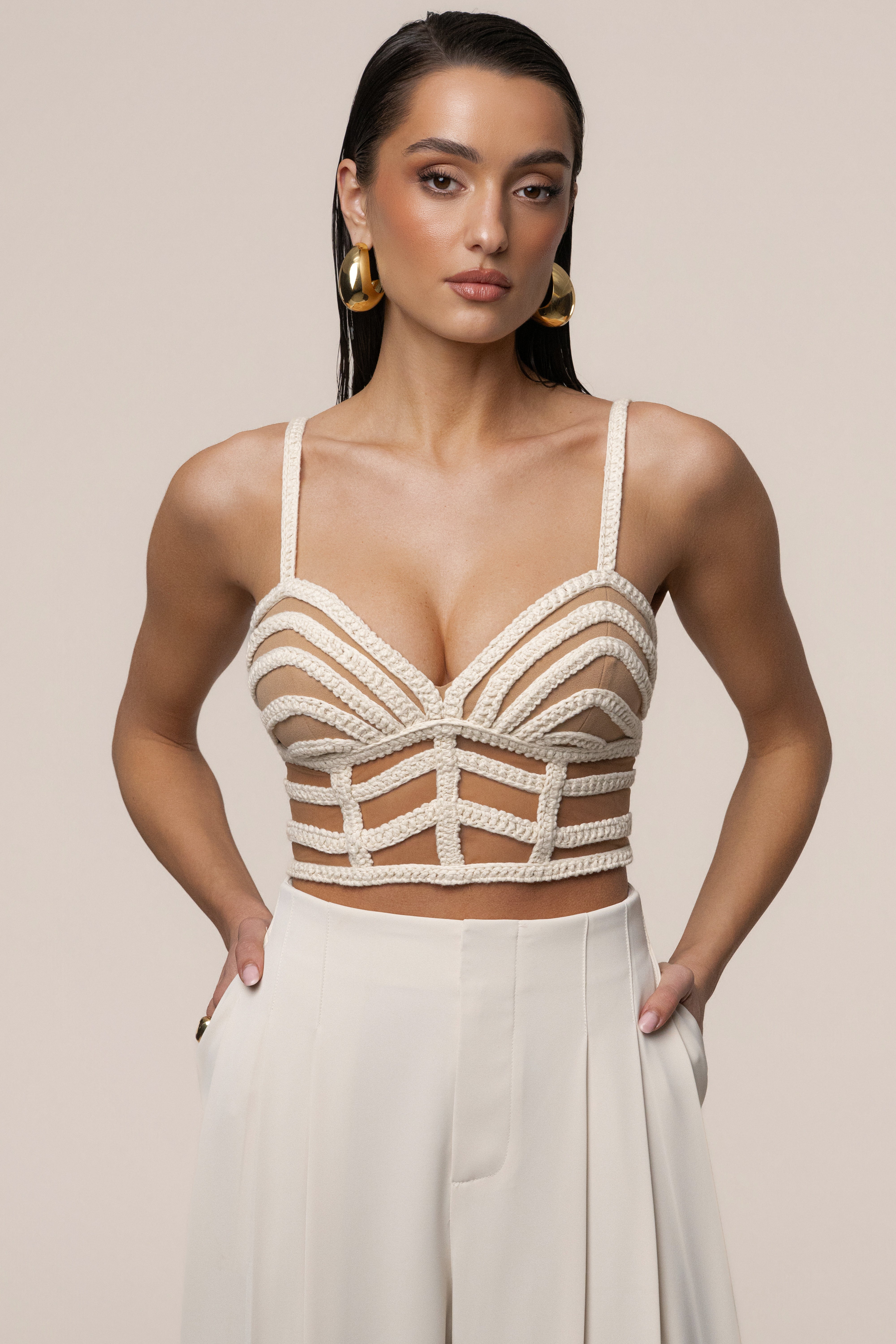 Ivory Serenity Bay Top - JLUXLABEL