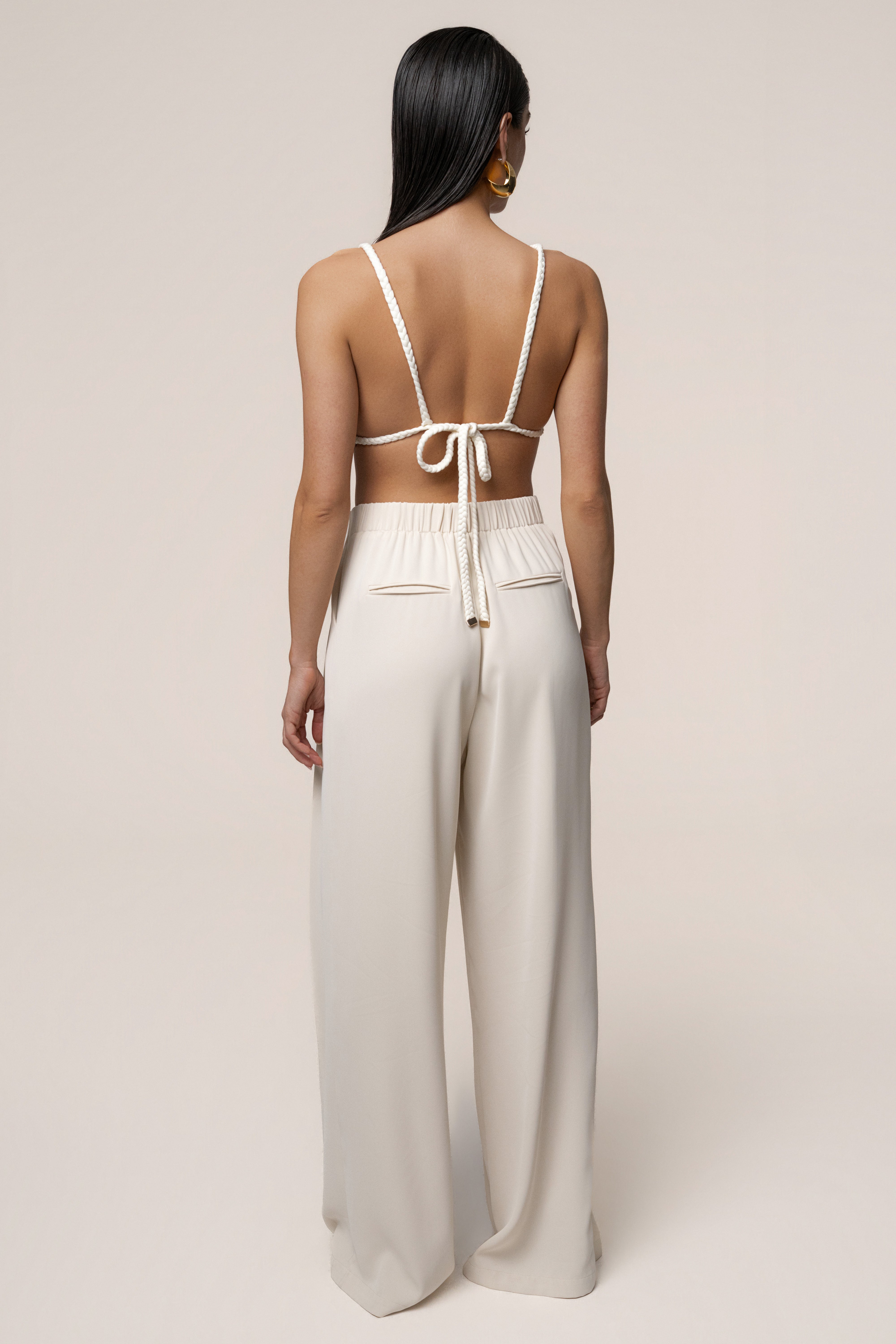 Ivory Sofie Braided Top - JLUXLABEL