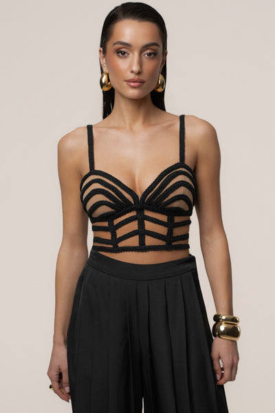 Black Serenity Bay Top