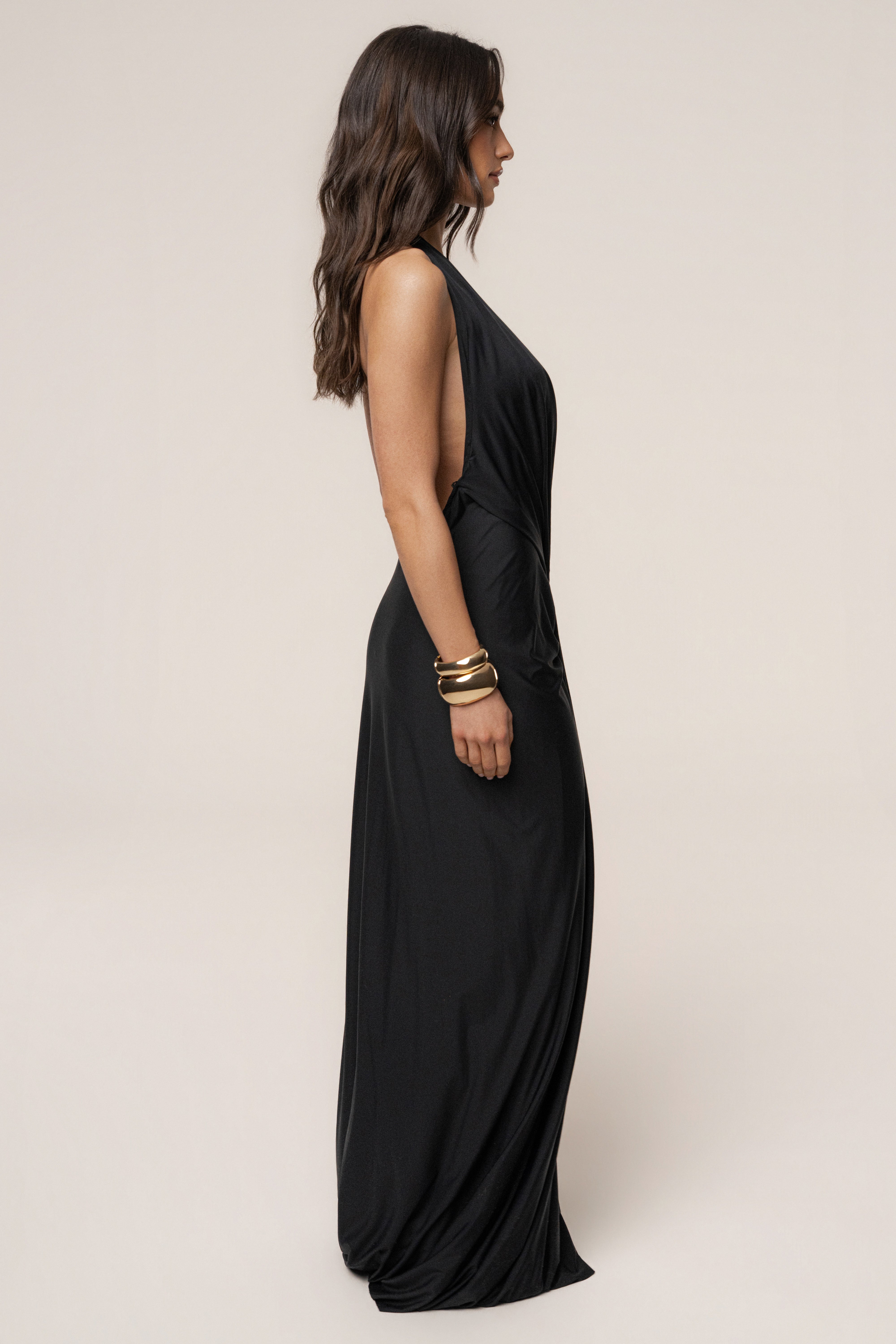 Black Ibiza Halter Maxi Dress Black Ibiza Halter Maxi Dress