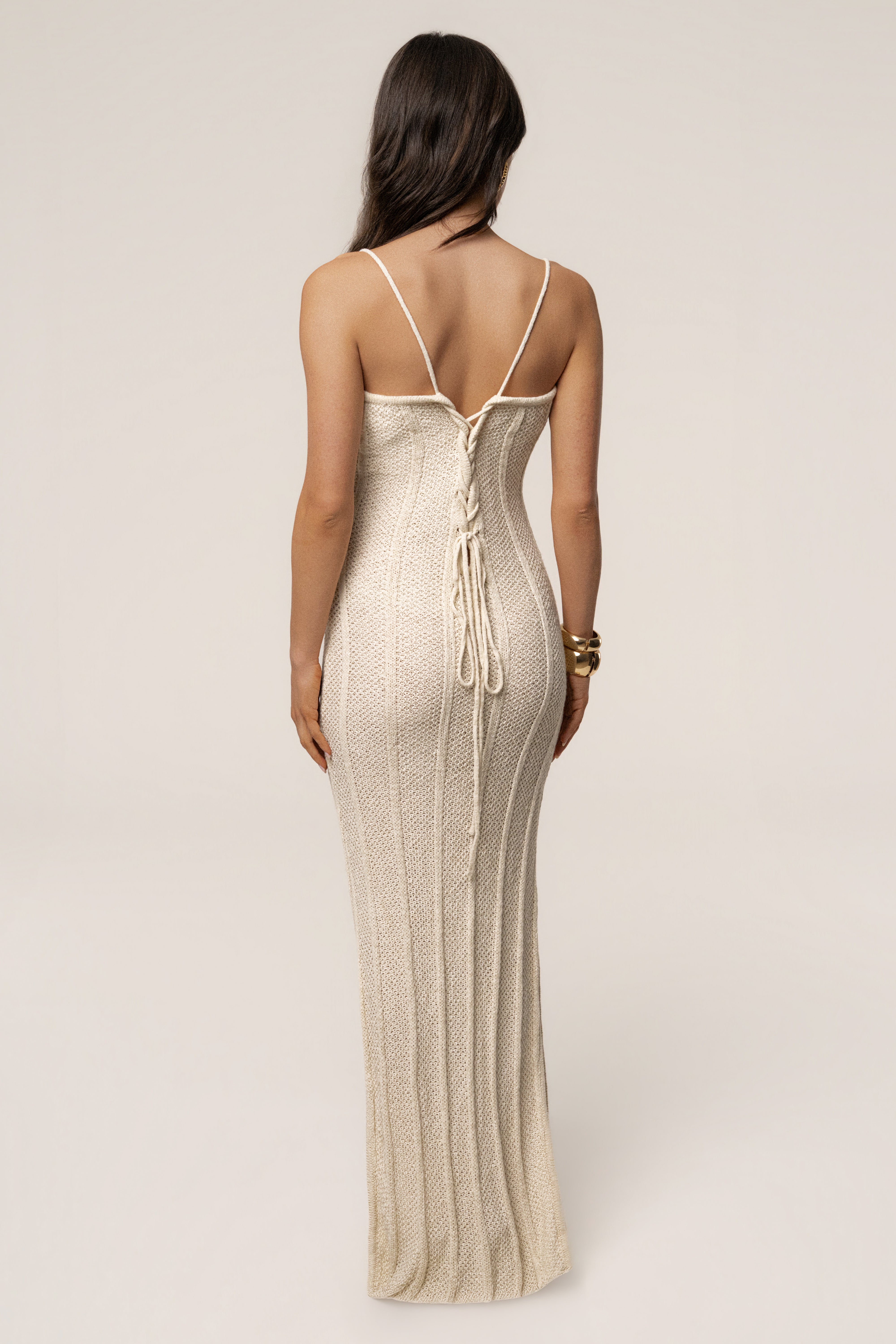 Ivory Cabana Views Crochet Dress - JLUXLABEL