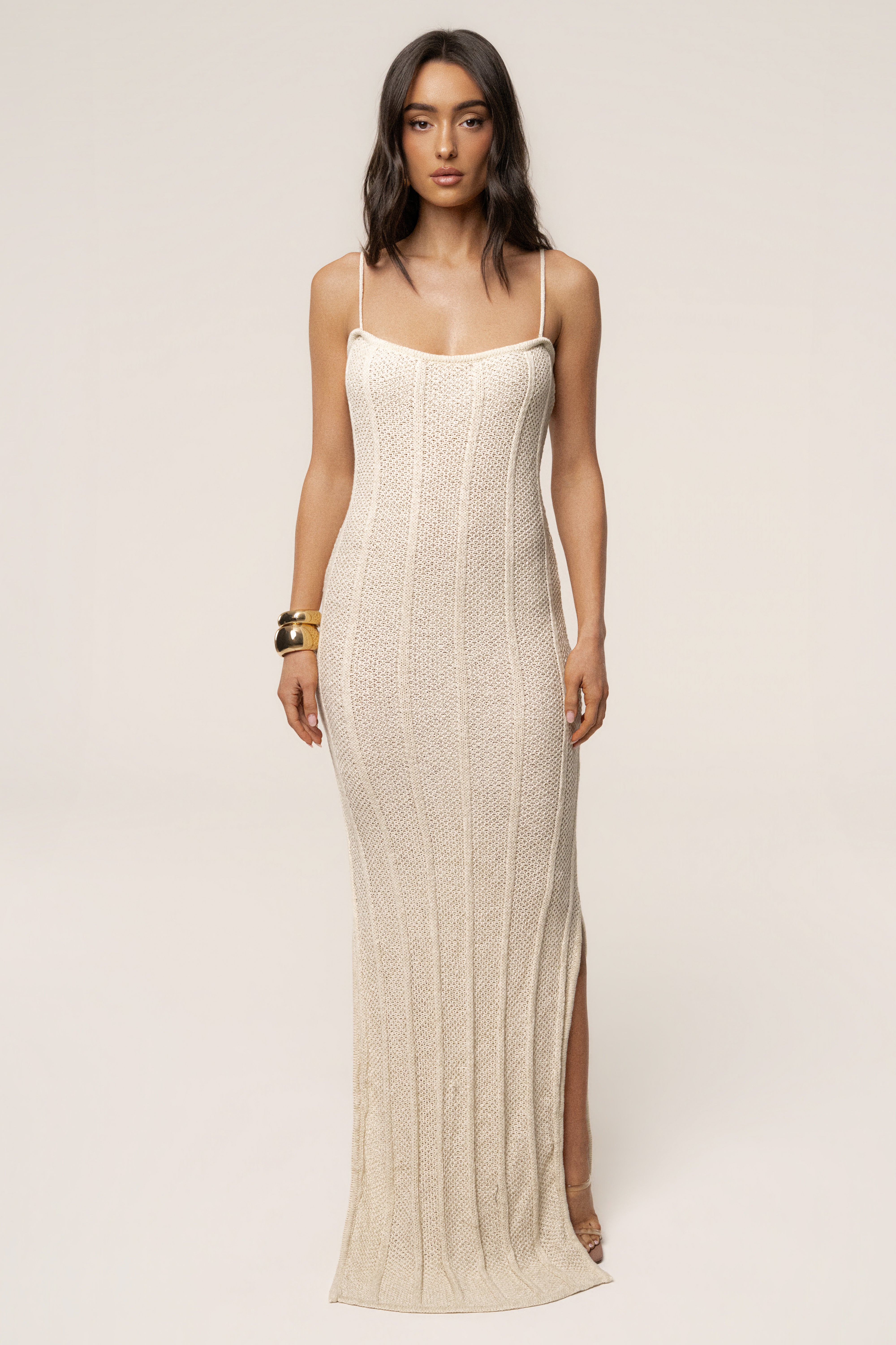 Ivory Cabana Views Crochet Dress - JLUXLABEL