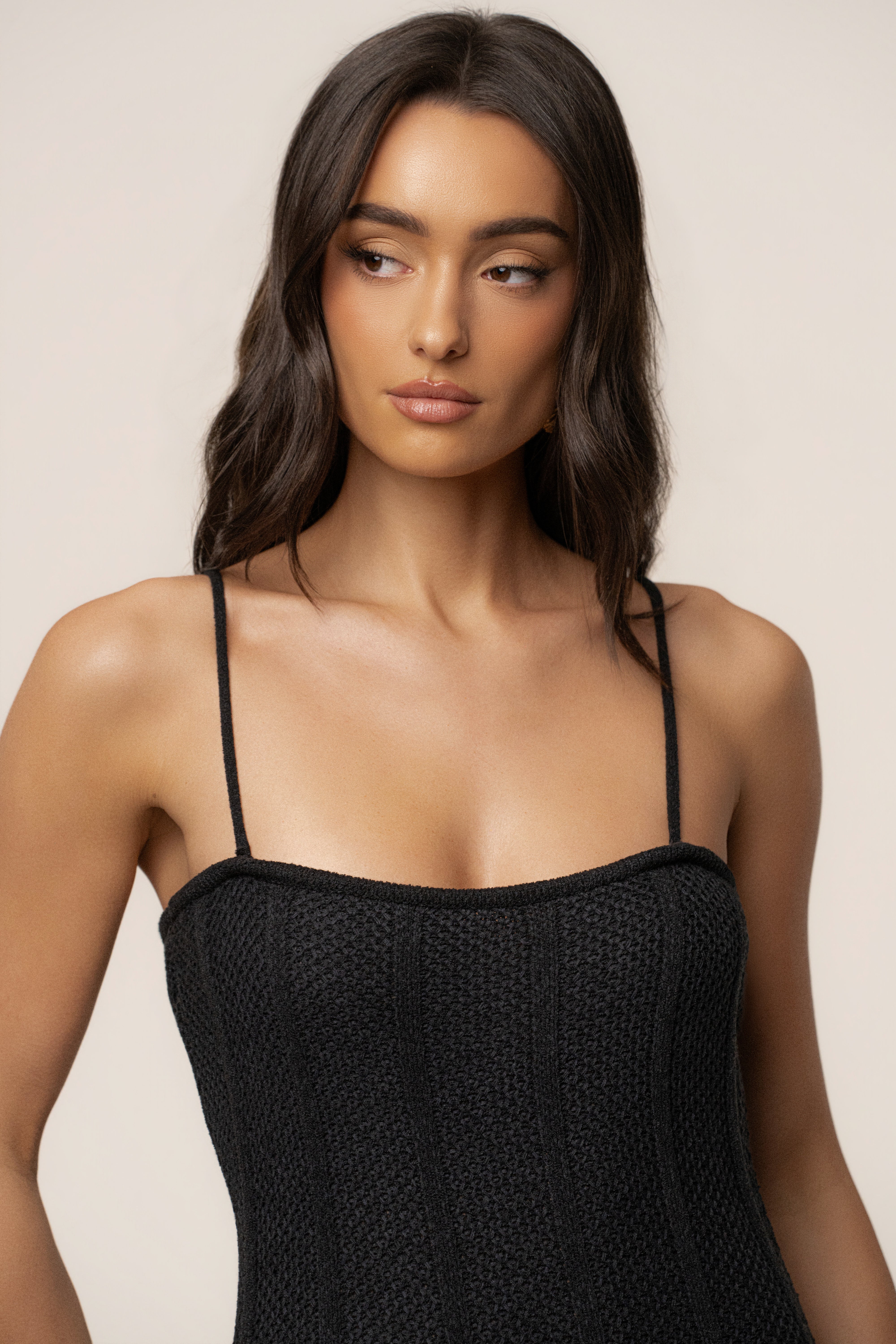 Black Cabana Views Crochet Dress - JLUXLABEL