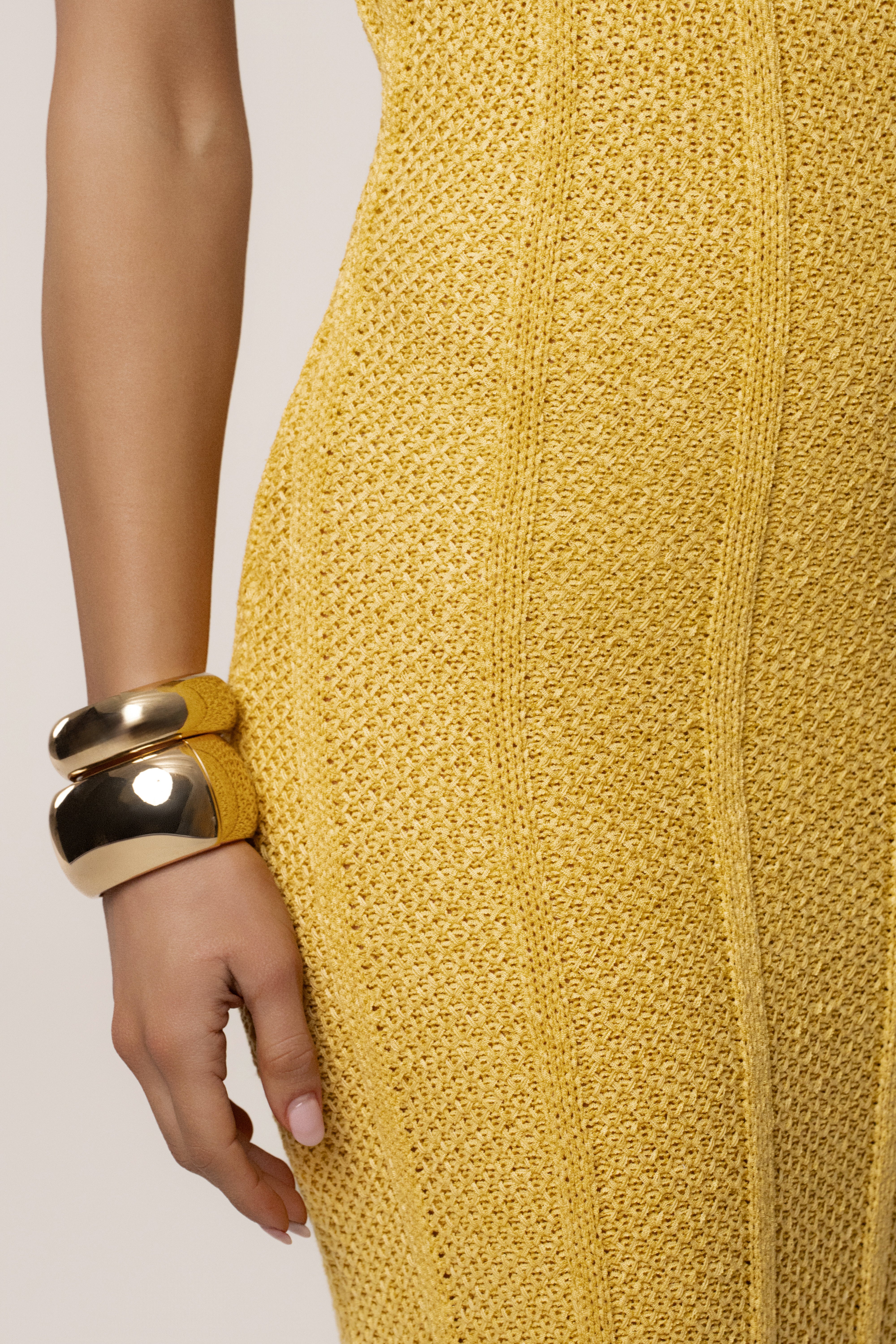 Yellow Cabana Views Crochet Dress - JLUXLABEL