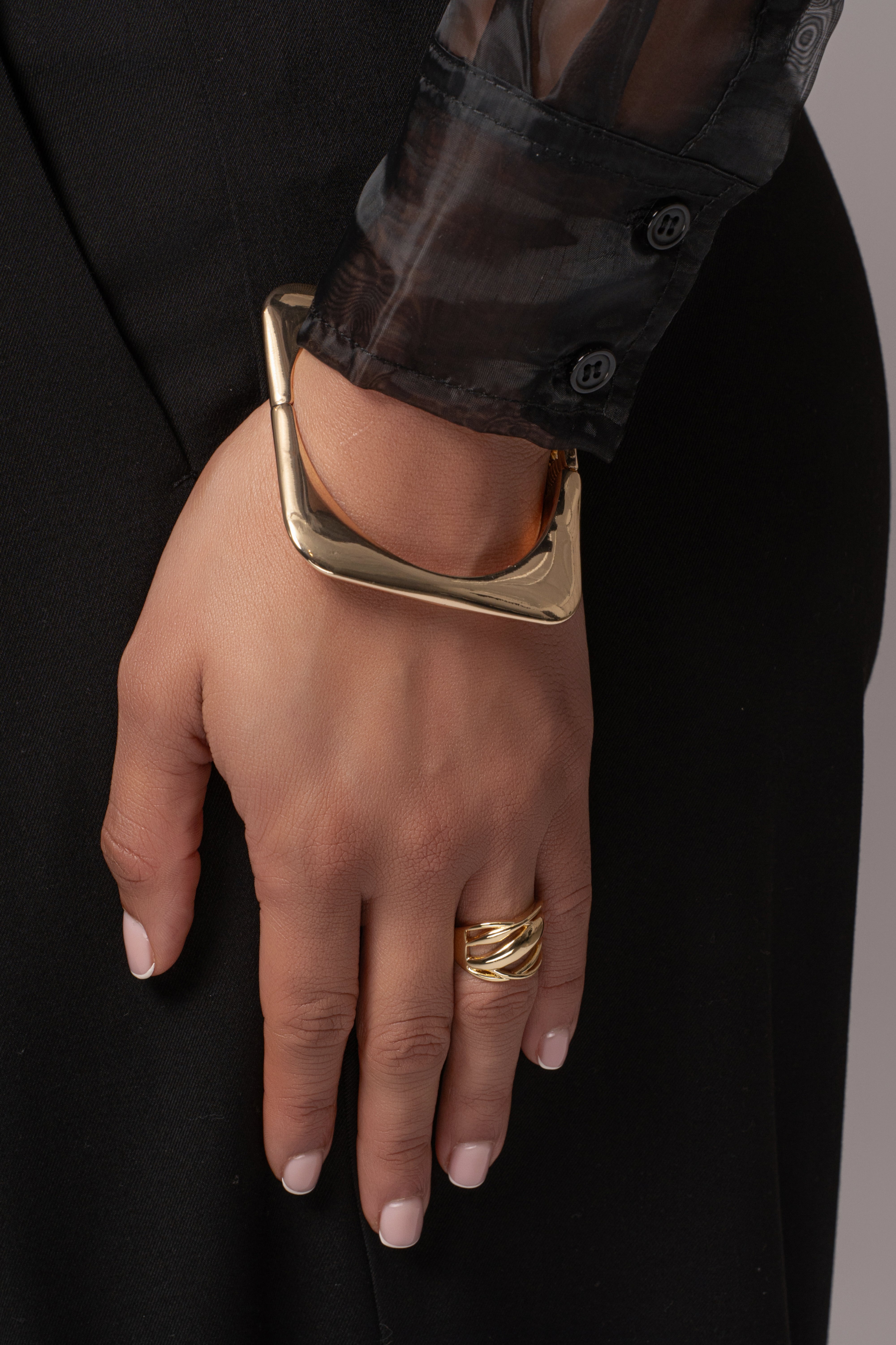 Gold Ciel Hinge Bracelet