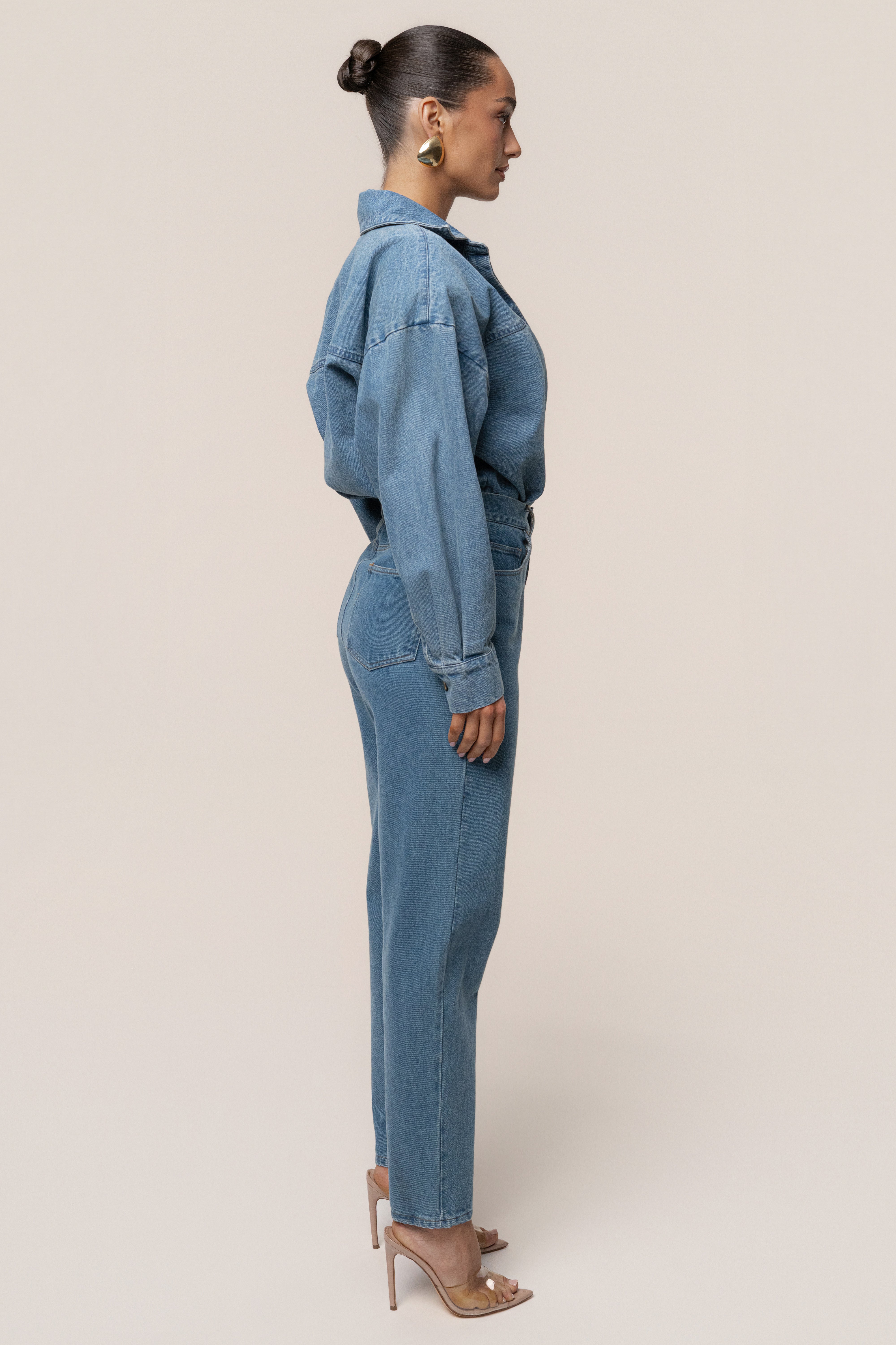 Denim Unstoppable Bodysuit - JLUXLABEL