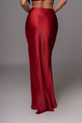 Red Isella 2-Piece Skirt Set - JLUXLABEL
