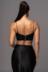 Black Isella 2-Piece Skirt Set - JLUXLABEL