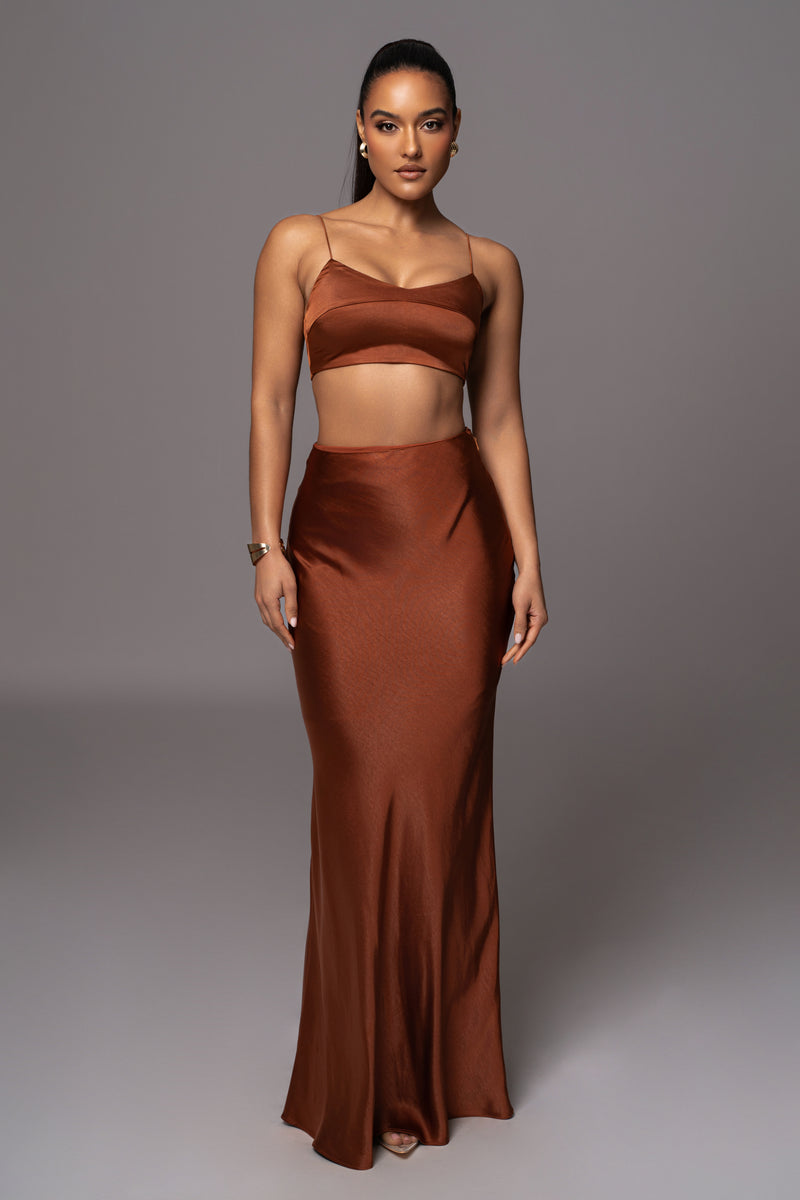 Copper Isella 2-Piece Skirt Set - JLUXLABEL