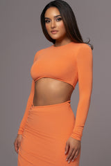 Apricot Verina Two Piece Skirt Set - JLUXLABEL