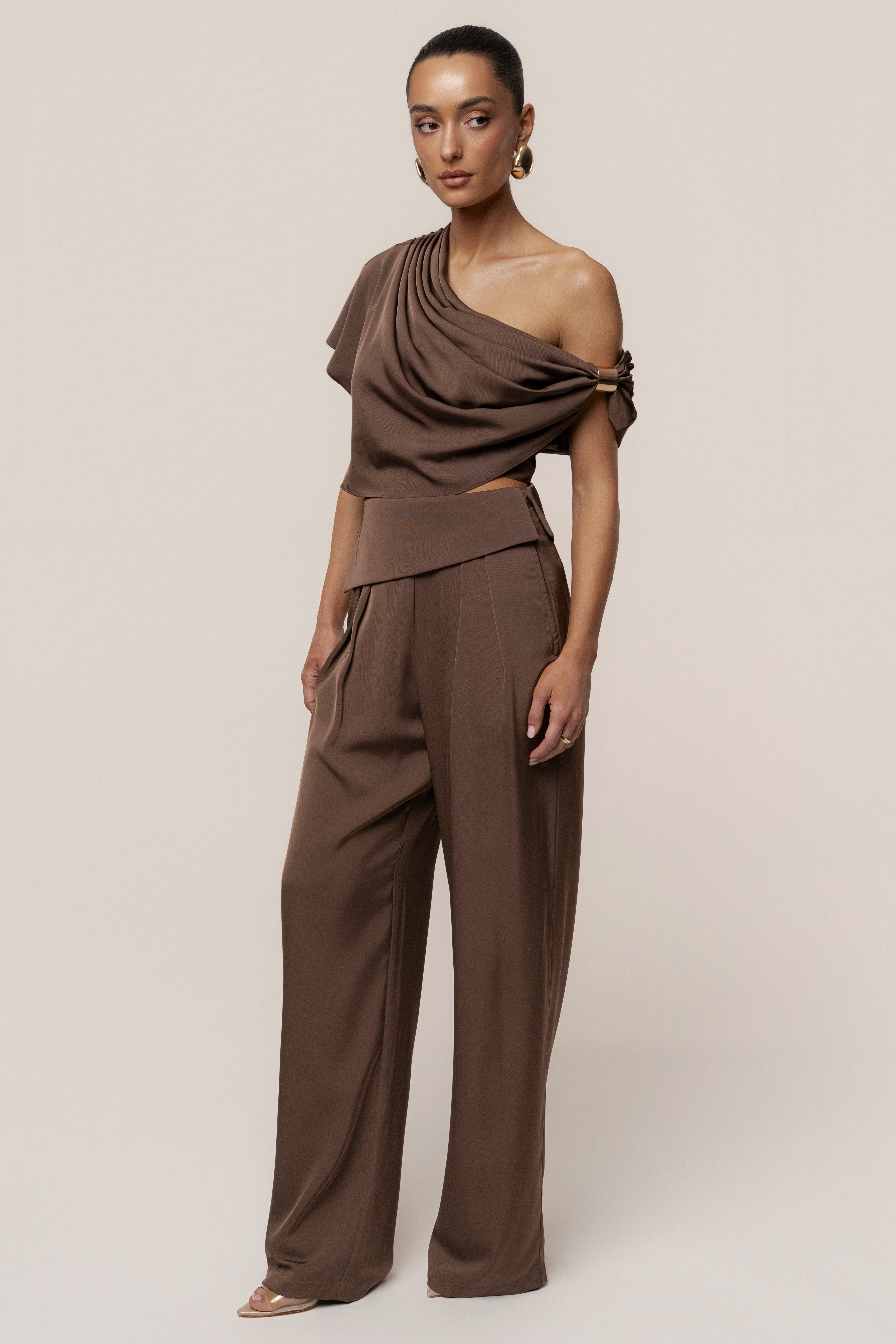 Chocolate Executive Trousers - JLUXLABEL