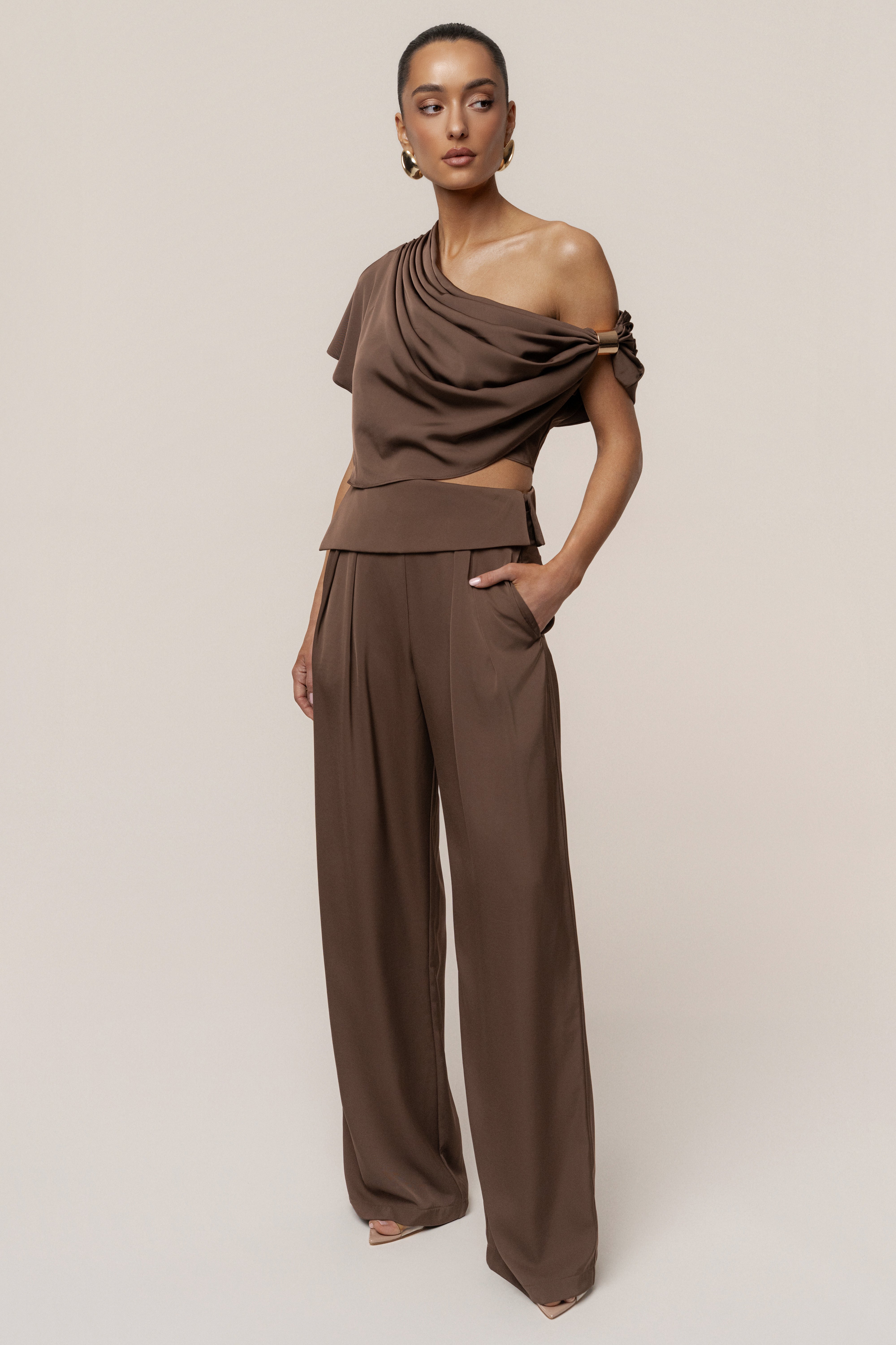 Chocolate Executive Trousers - JLUXLABEL