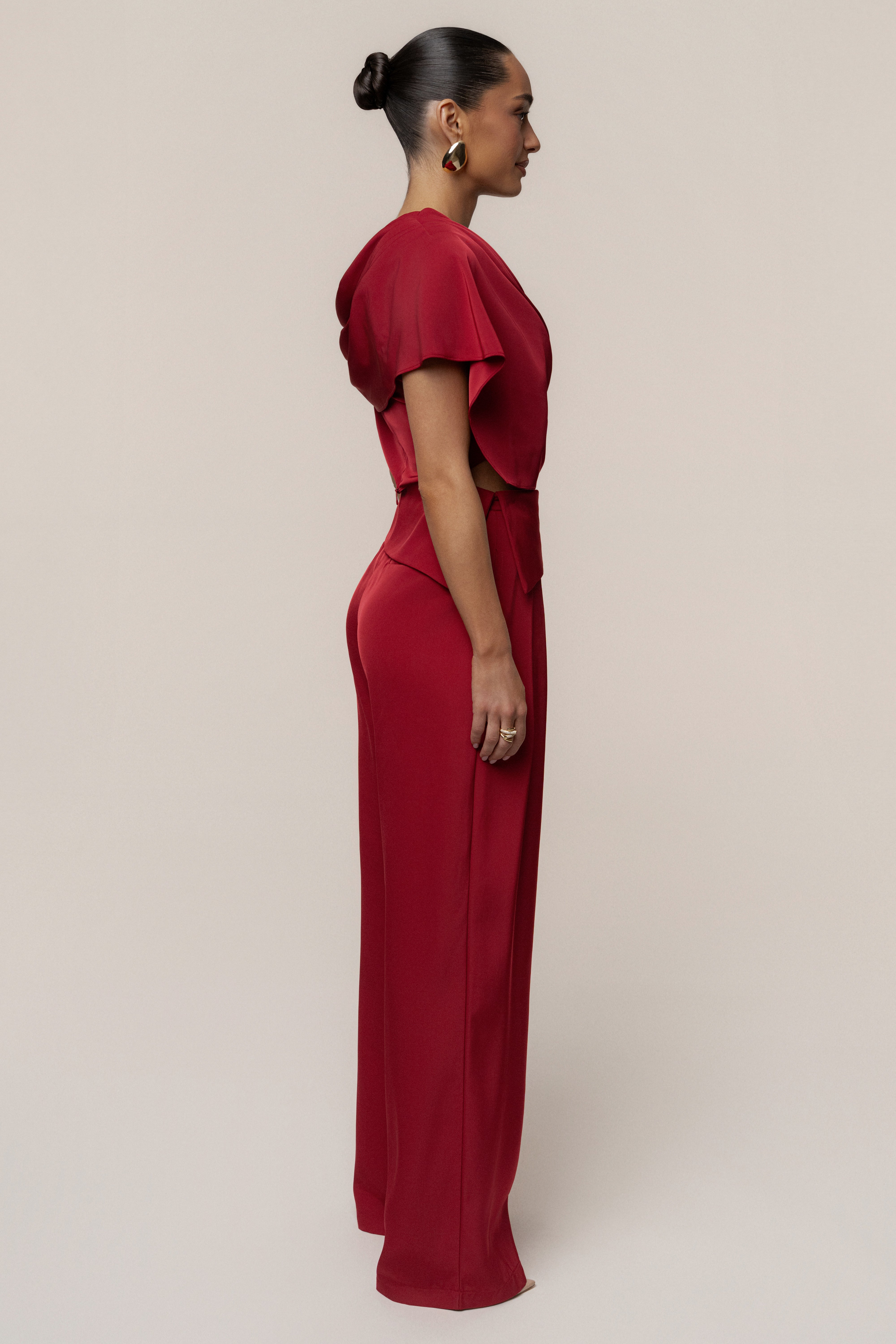 Red Executive Trousers - JLUXLABEL