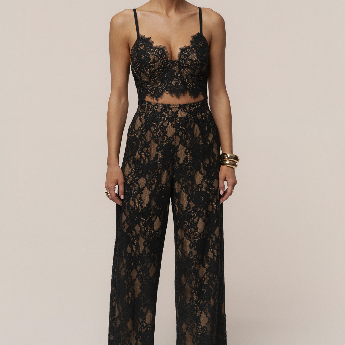 Black Forever Crush Lace Pant