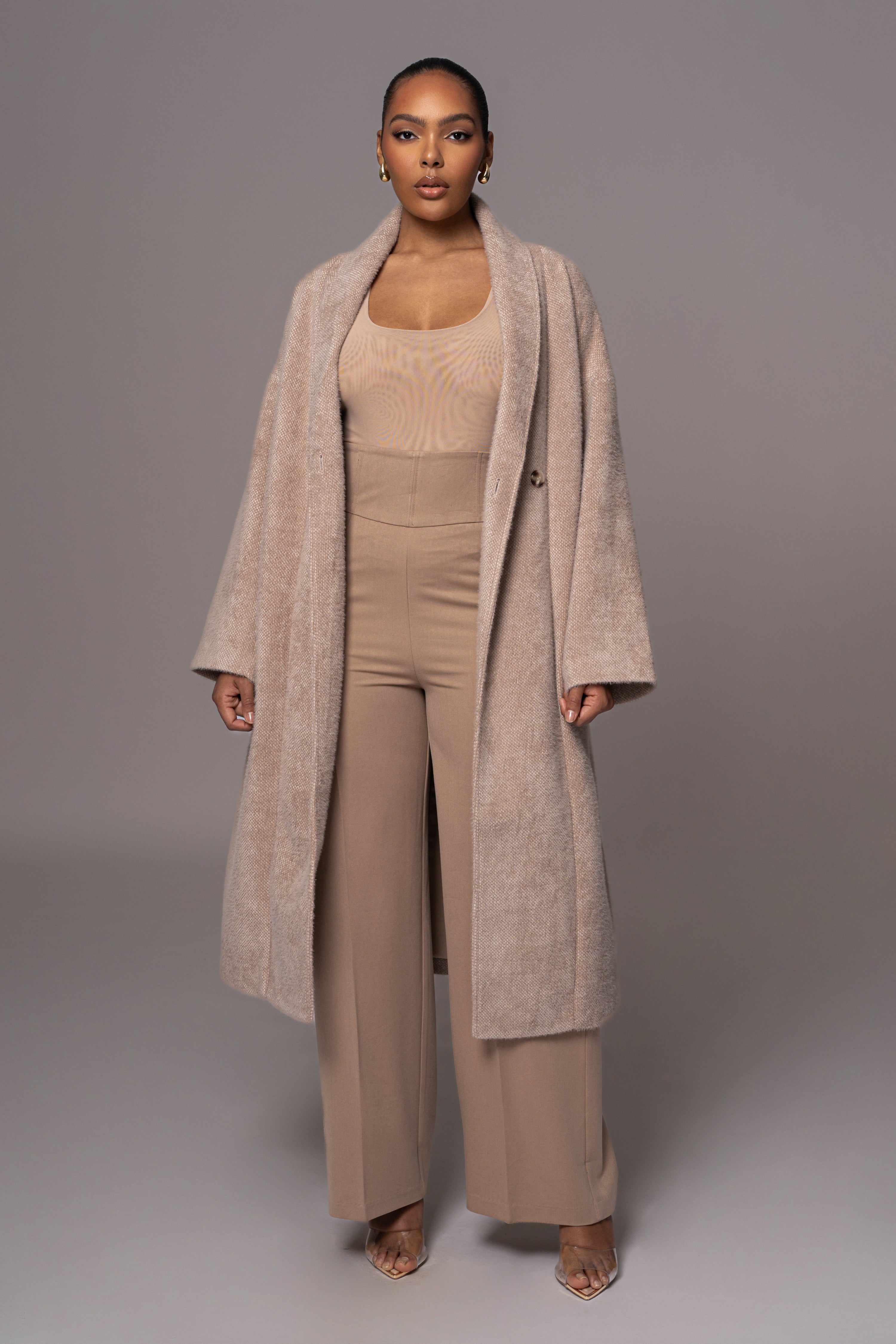 Beige Jonah Coat - JLUXLABEL