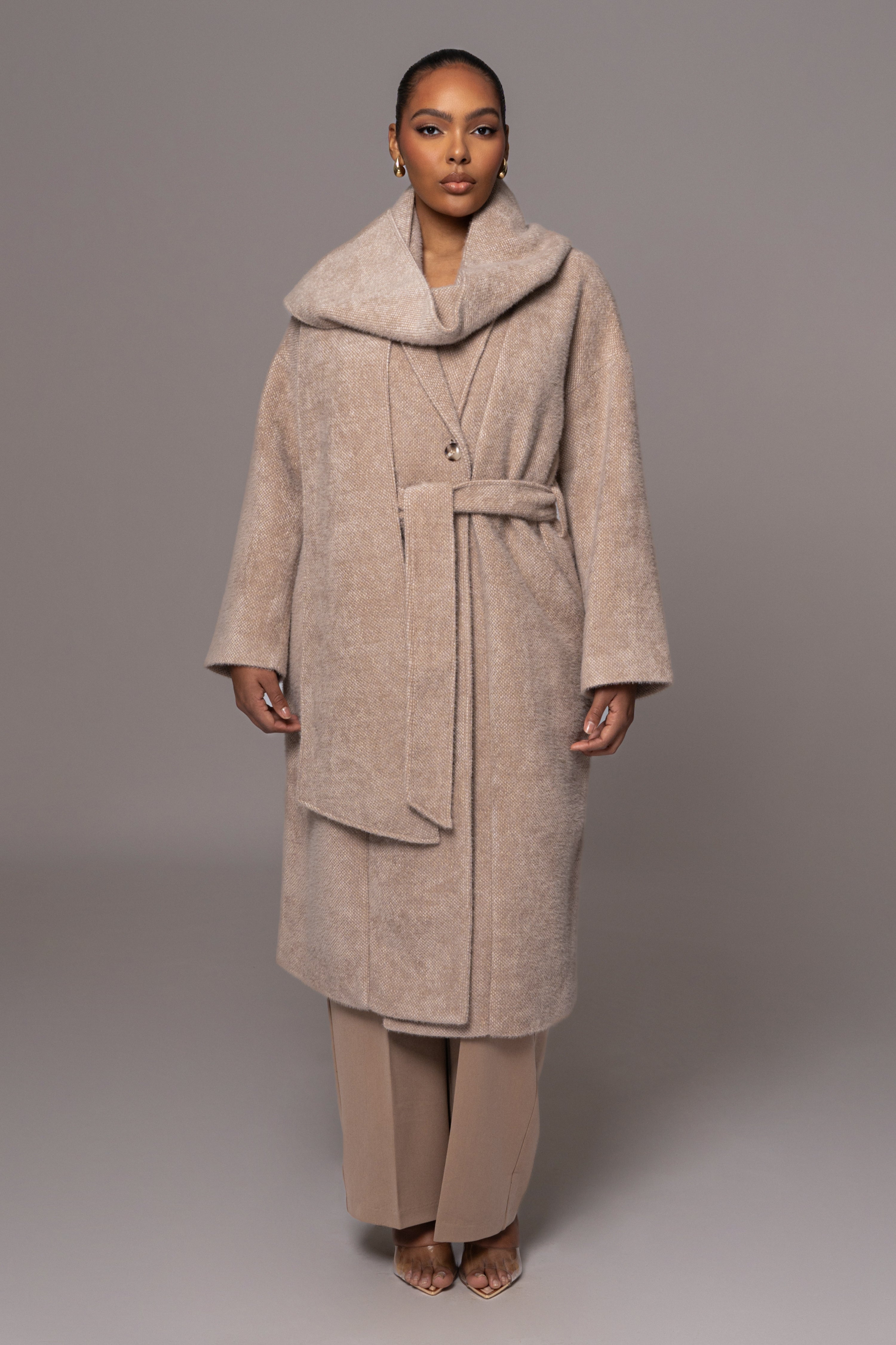 Beige Jonah Coat - JLUXLABEL