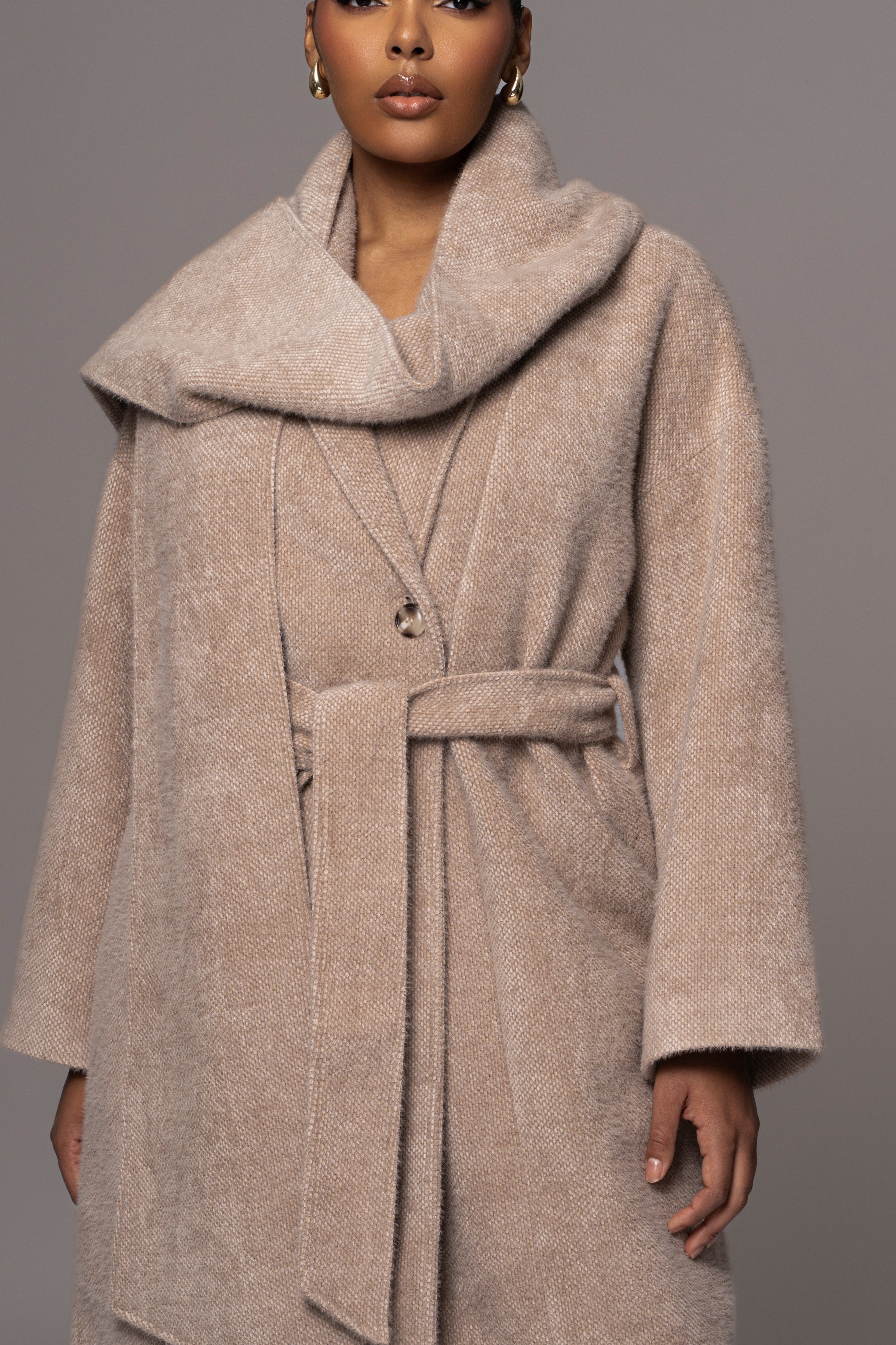 Beige Jonah Coat - JLUXLABEL