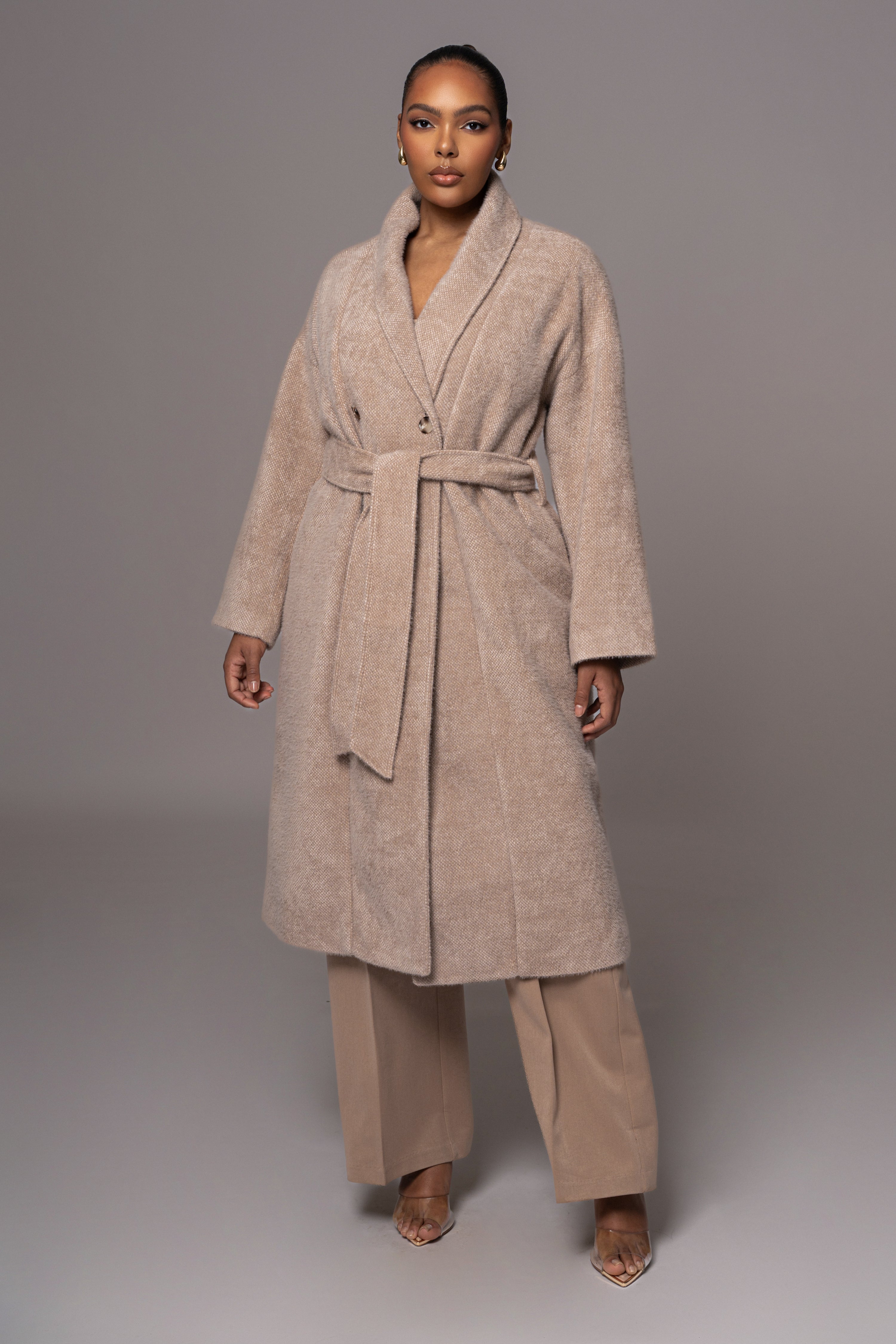 Beige Jonah Coat - JLUXLABEL