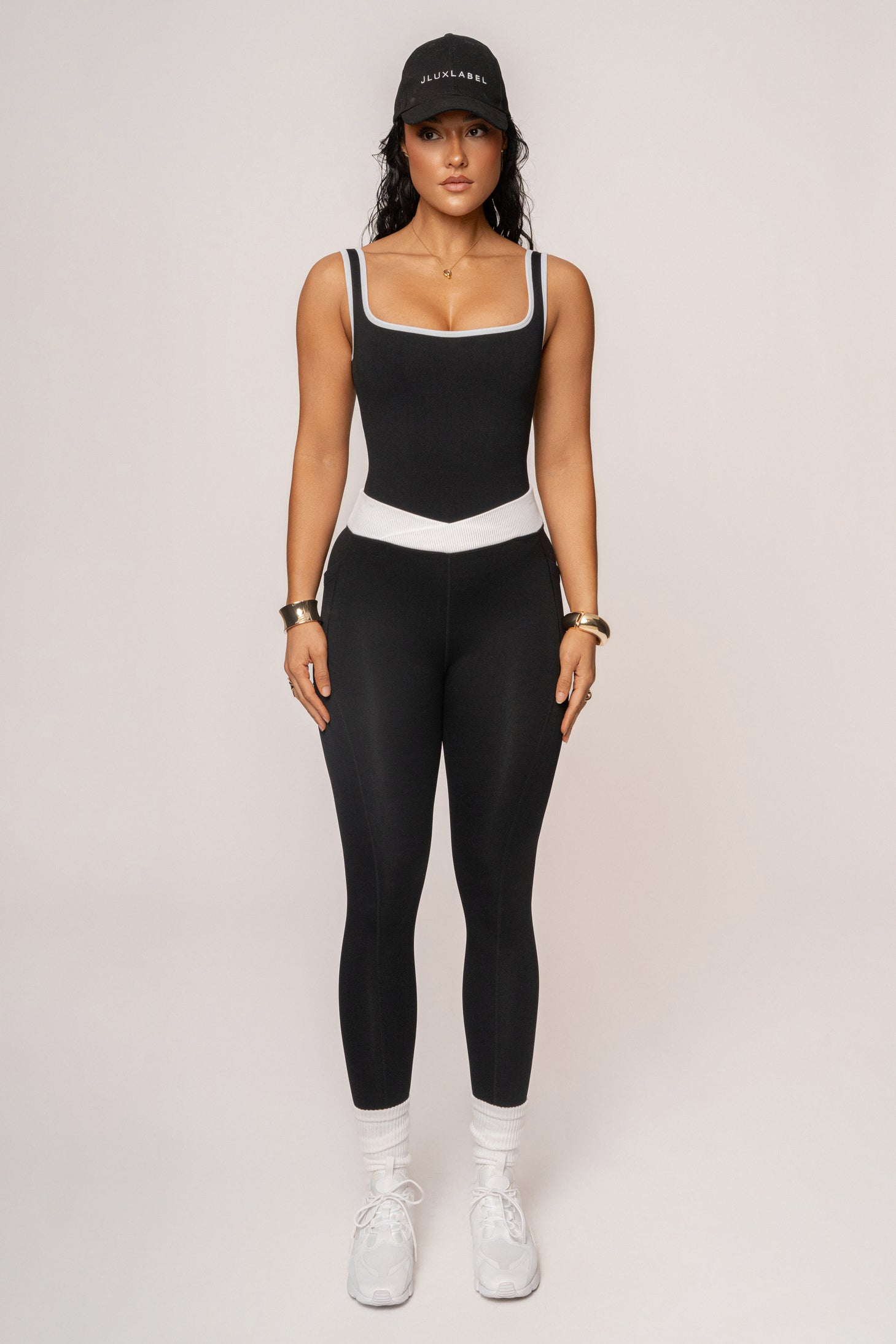 Black/White Revive Bodysuit - JLUXLABEL