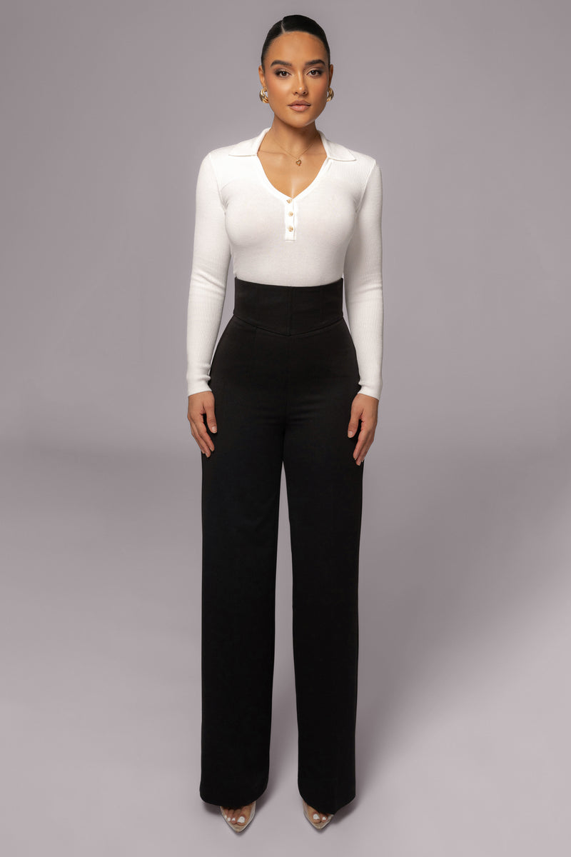 Ivory Ashley Collared Top