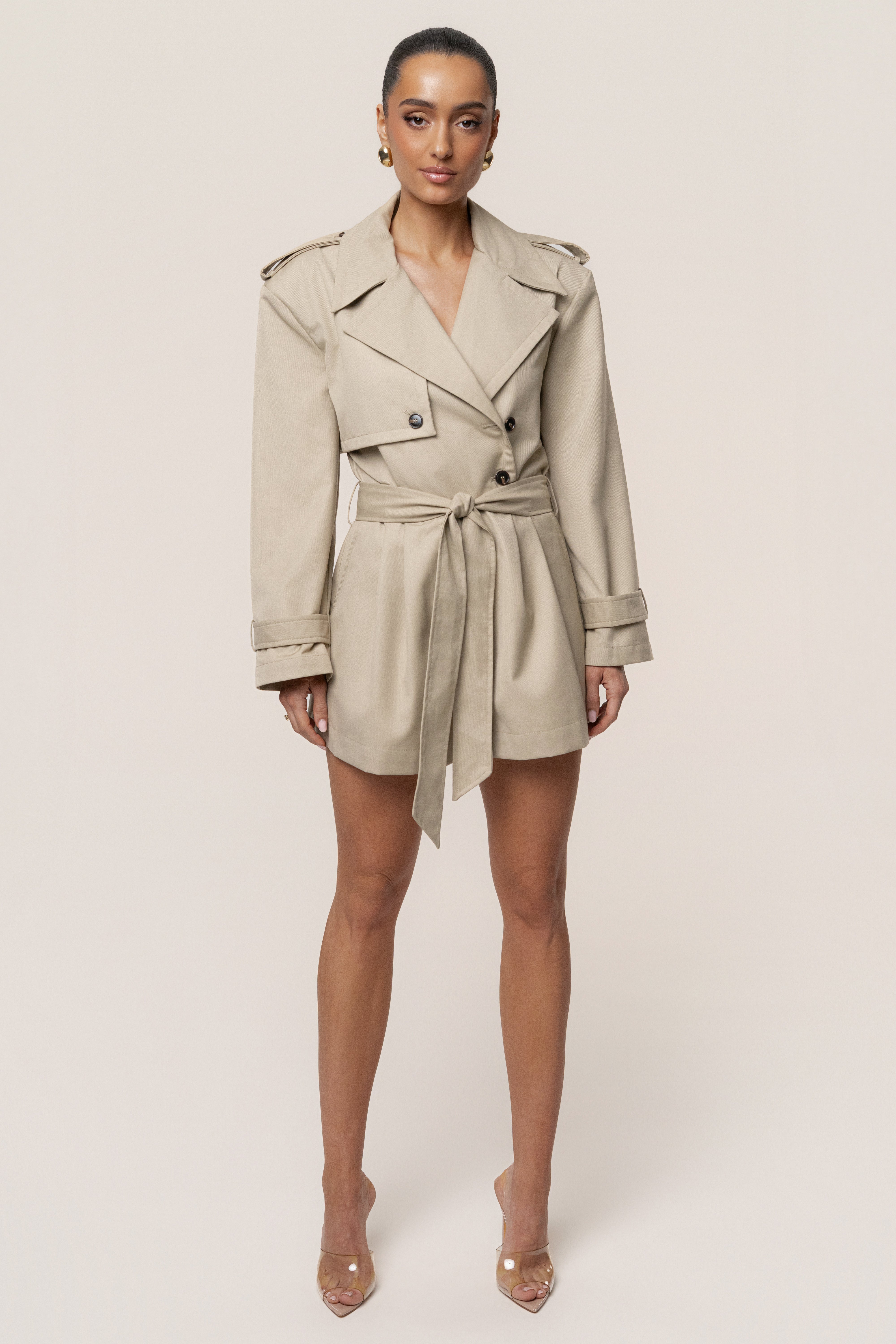 Stone  Modern Muse Romper - JLUXLABEL