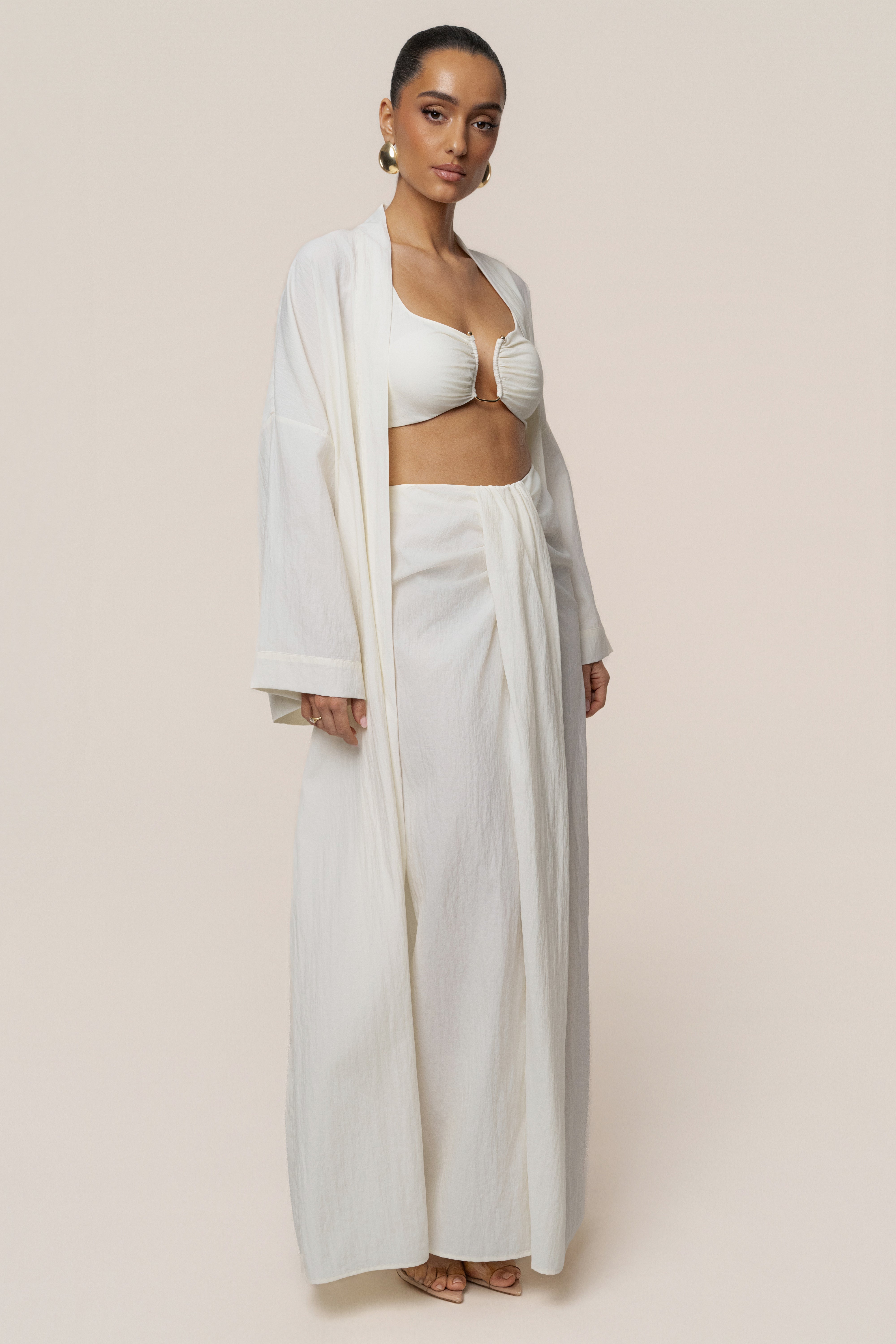 Ivory Desert Oasis Duster