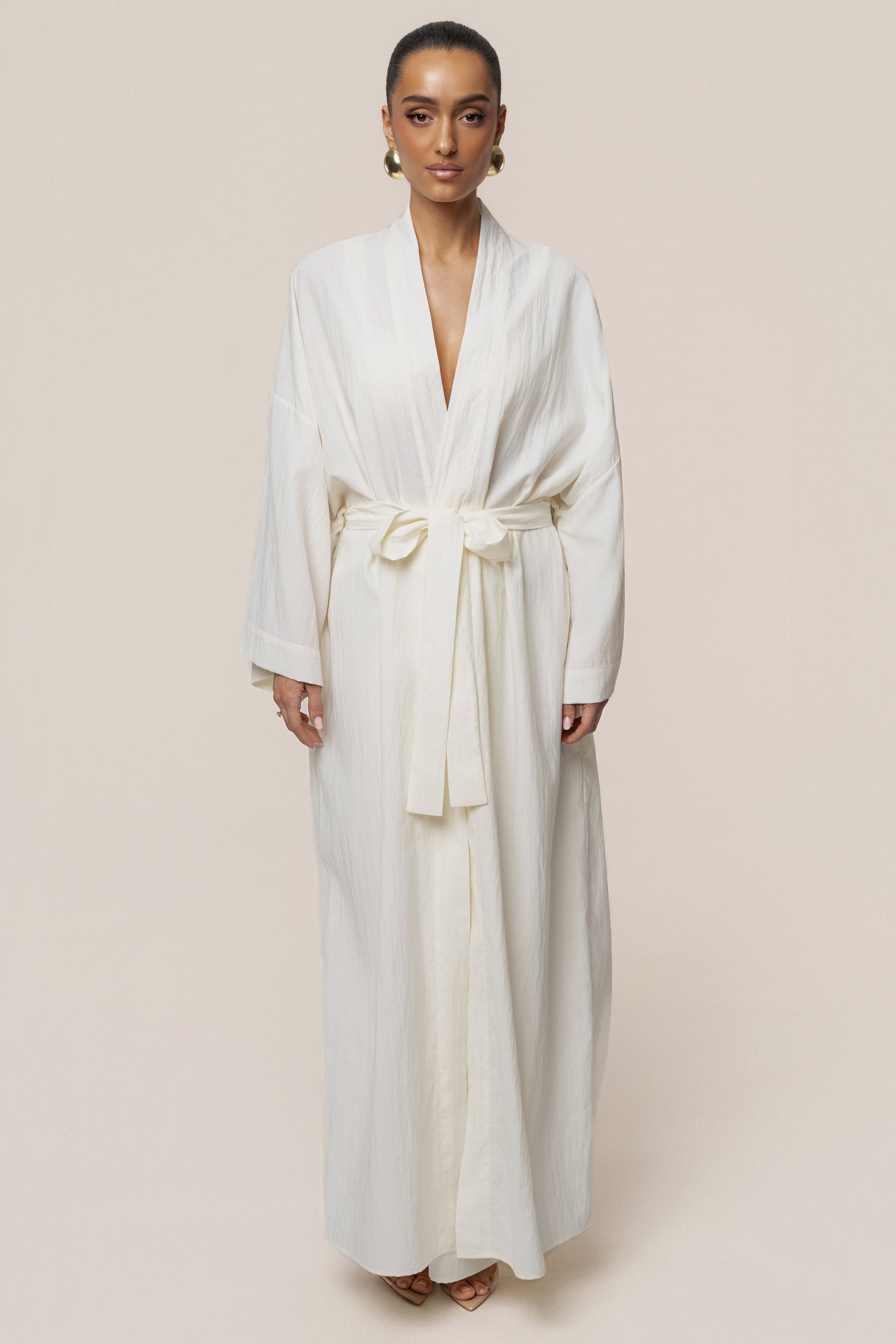 Ivory Desert Oasis Duster - JLUXLABEL