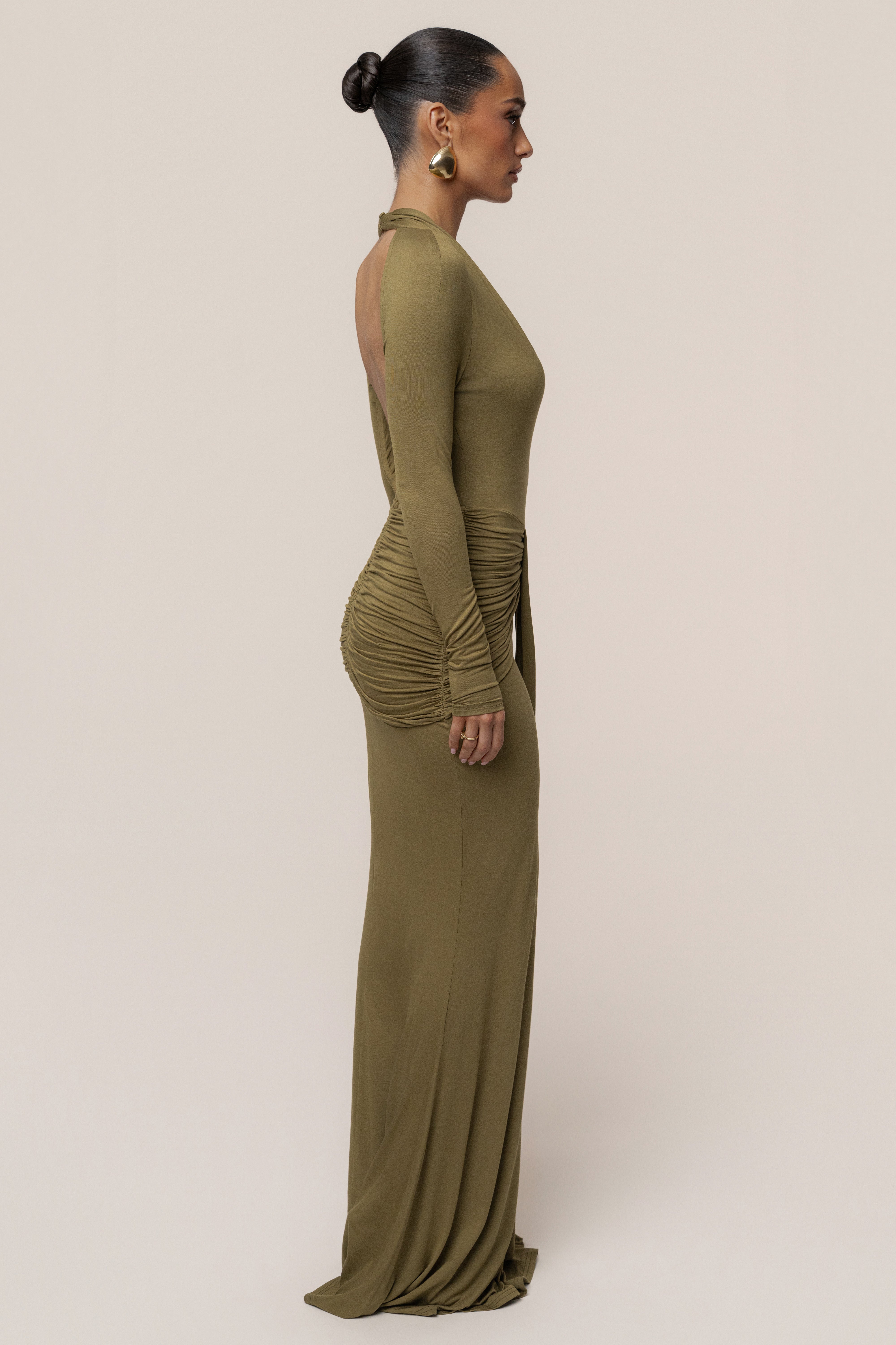 Olive All The Stars Maxi Dress - JLUXLABEL