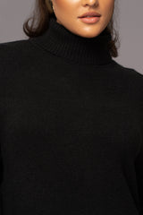 Black Hartley Knit Maxi Dress - JLUXLABEL
