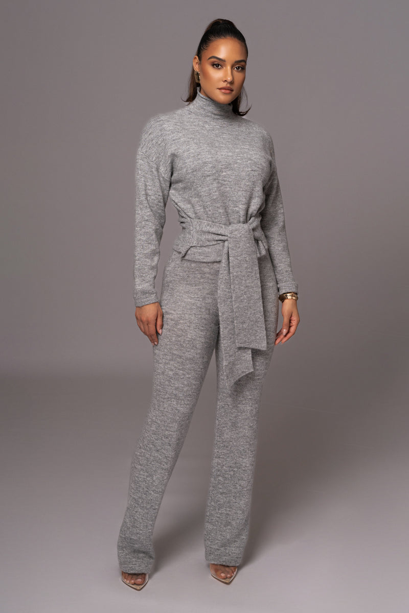 IVY Knit Bodysuit Grey