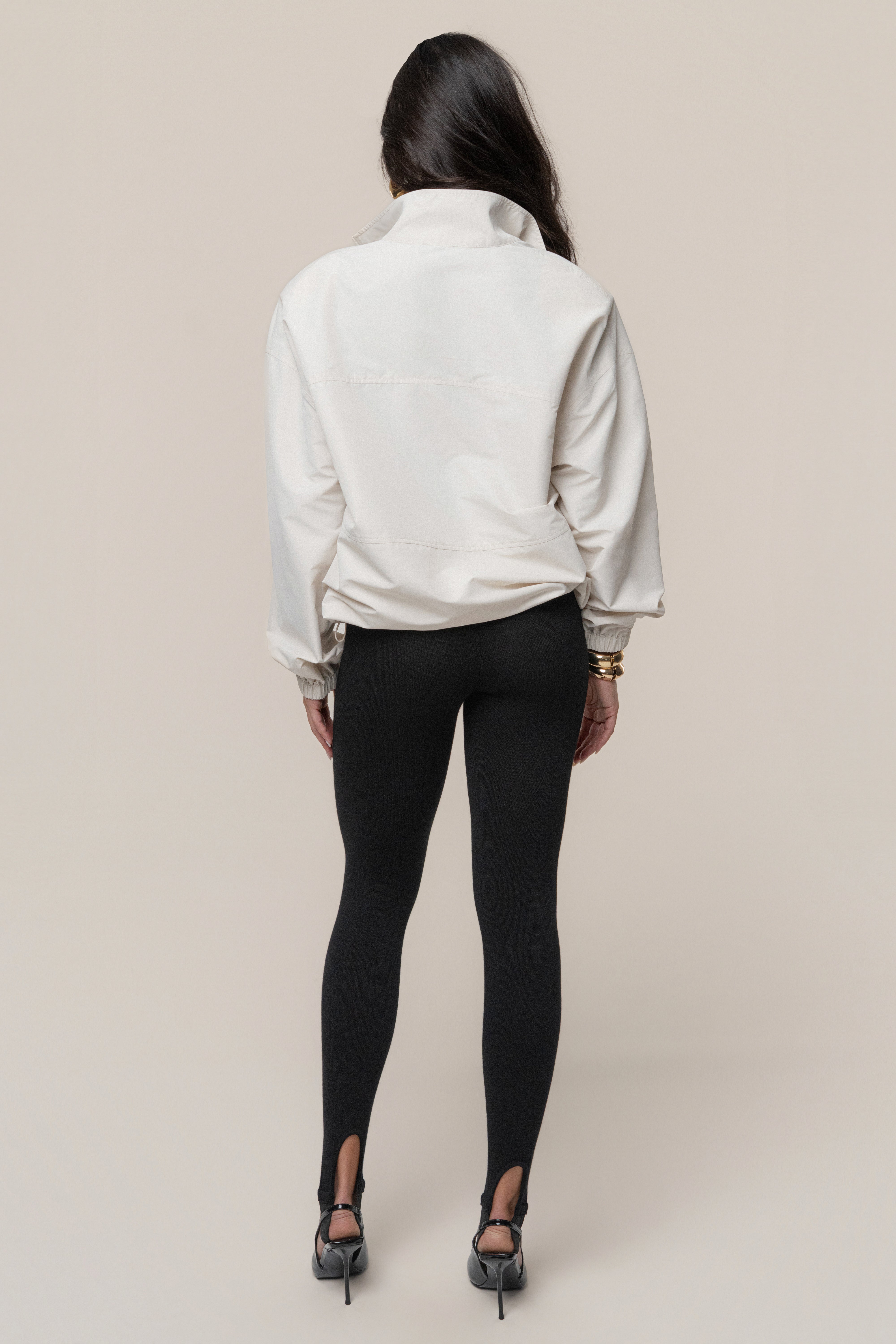 Milk Oversized Funnel Jacket