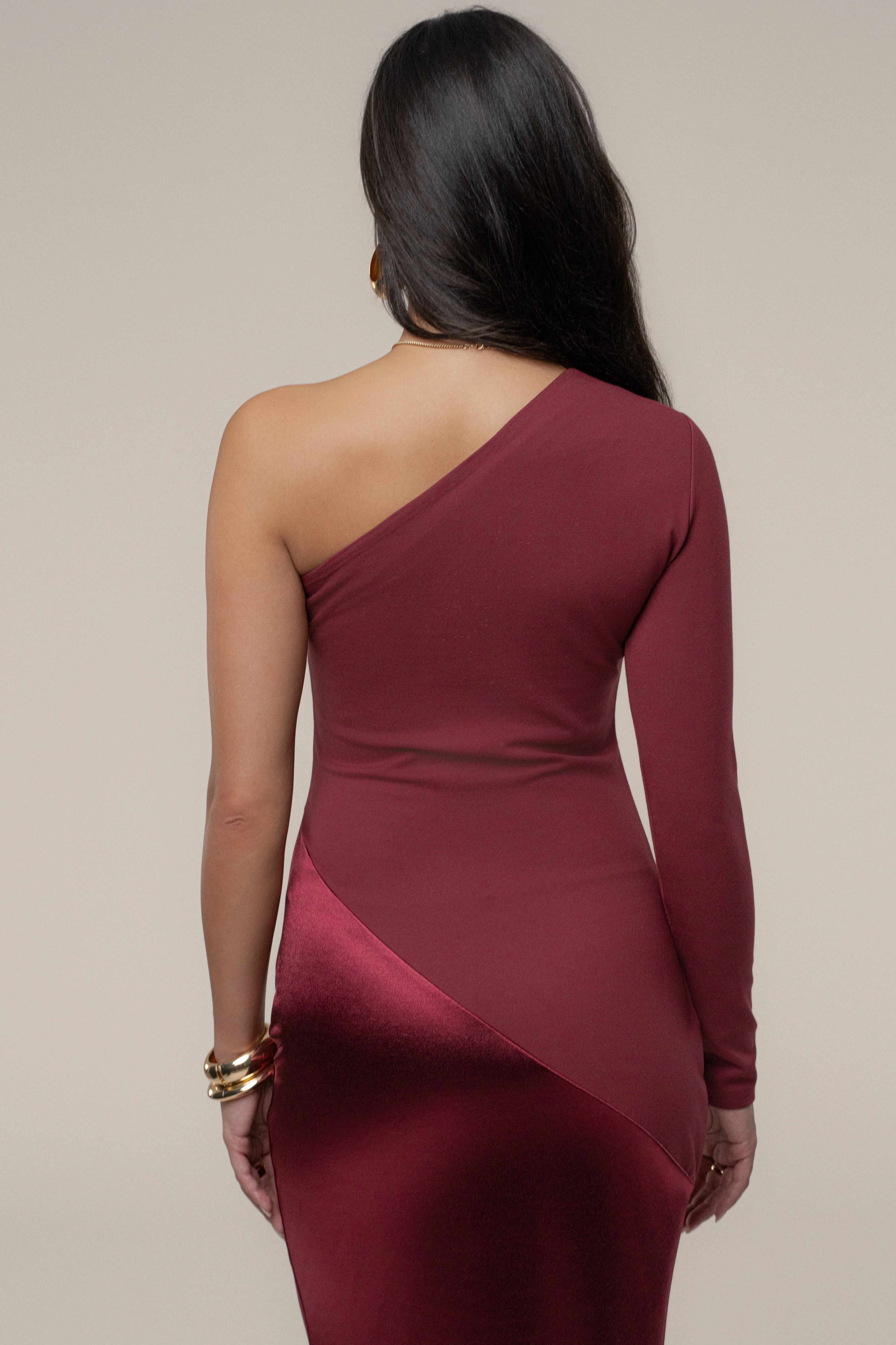 Burgundy Look Of Desire Maxi Dress - JLUXLABEL