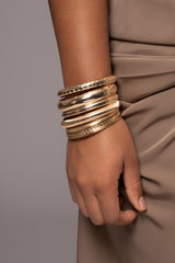 Gold Vianne Bracelet Set - JLUXLABEL