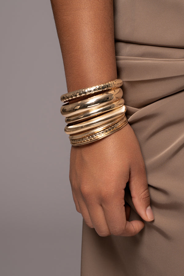 Gold Vianne Bracelet Set - JLUXLABEL