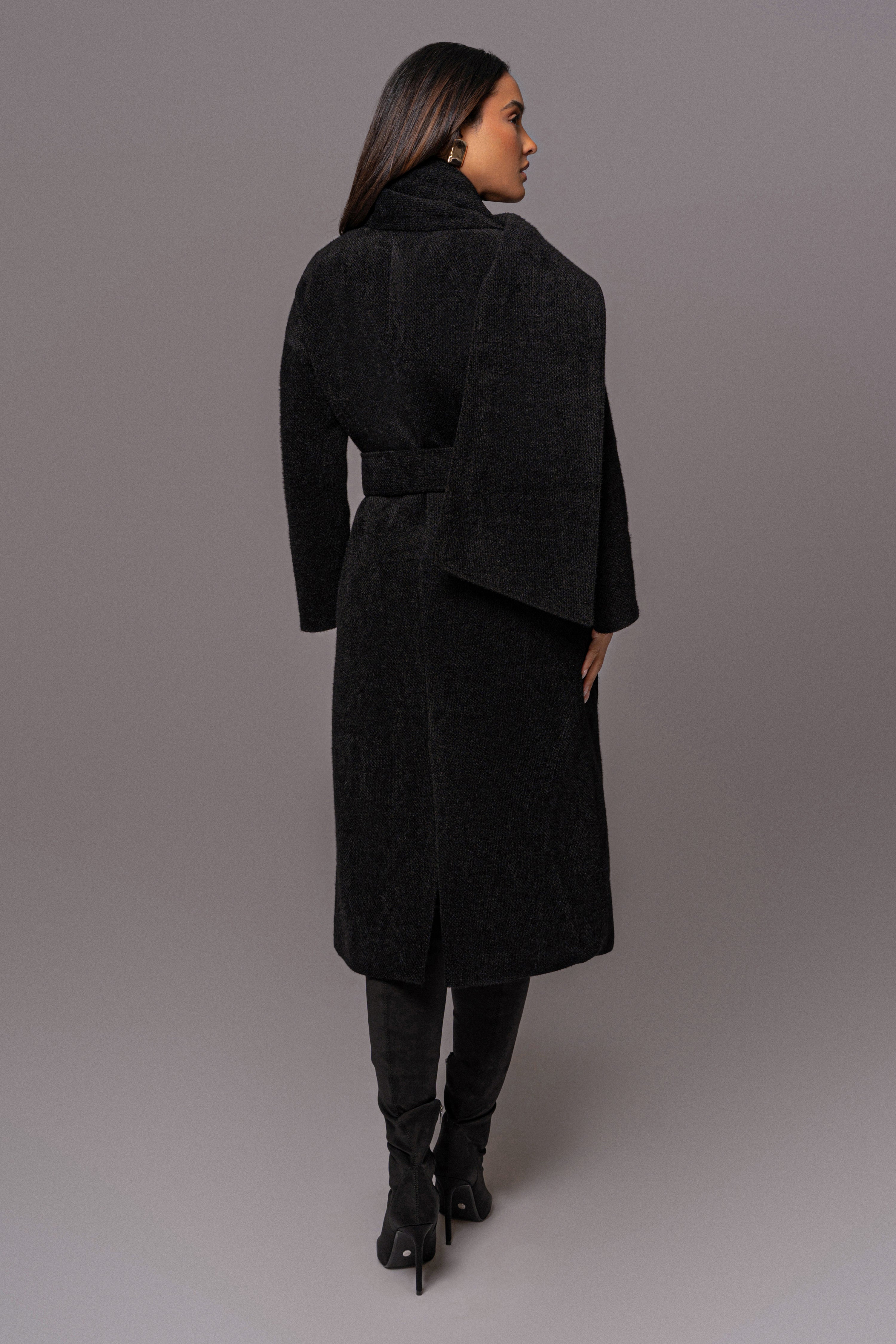 ジャケット・アウター digne throw shawl coat black Amazon.com: IDEALSANXUN Long Wool Coats for Women 2025 Winter