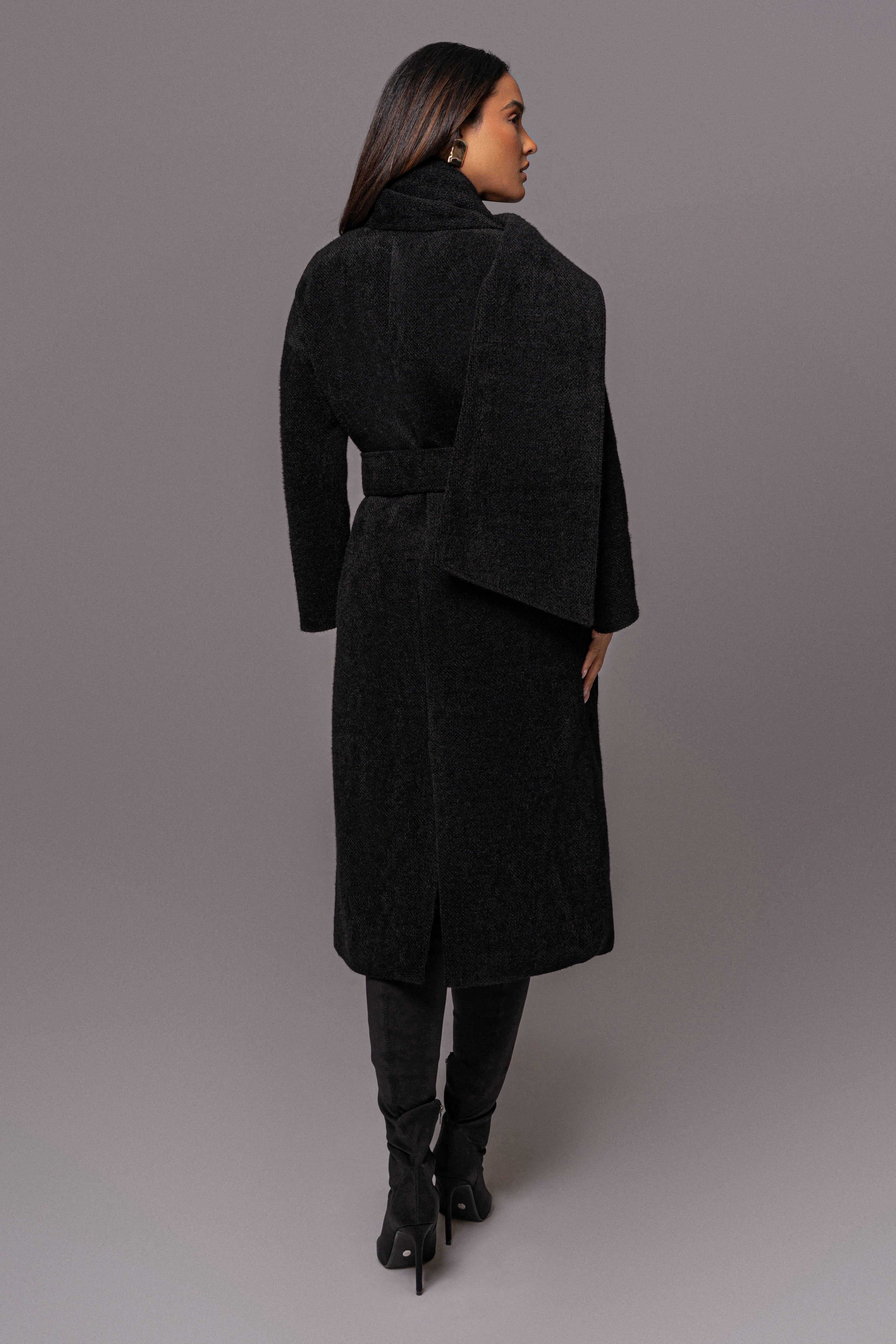 Black Jonah Coat - JLUXLABEL