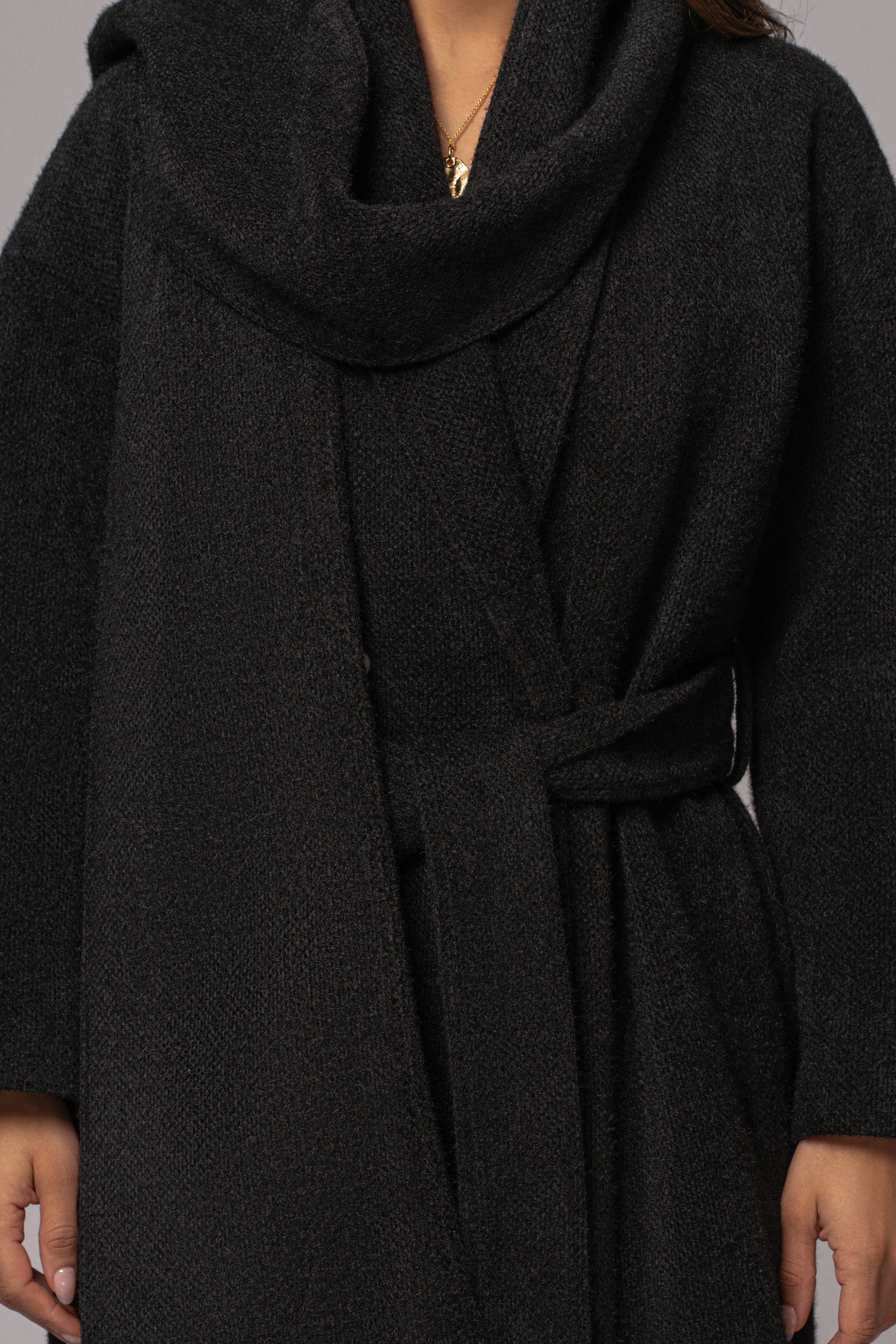 Black Jonah Coat - JLUXLABEL