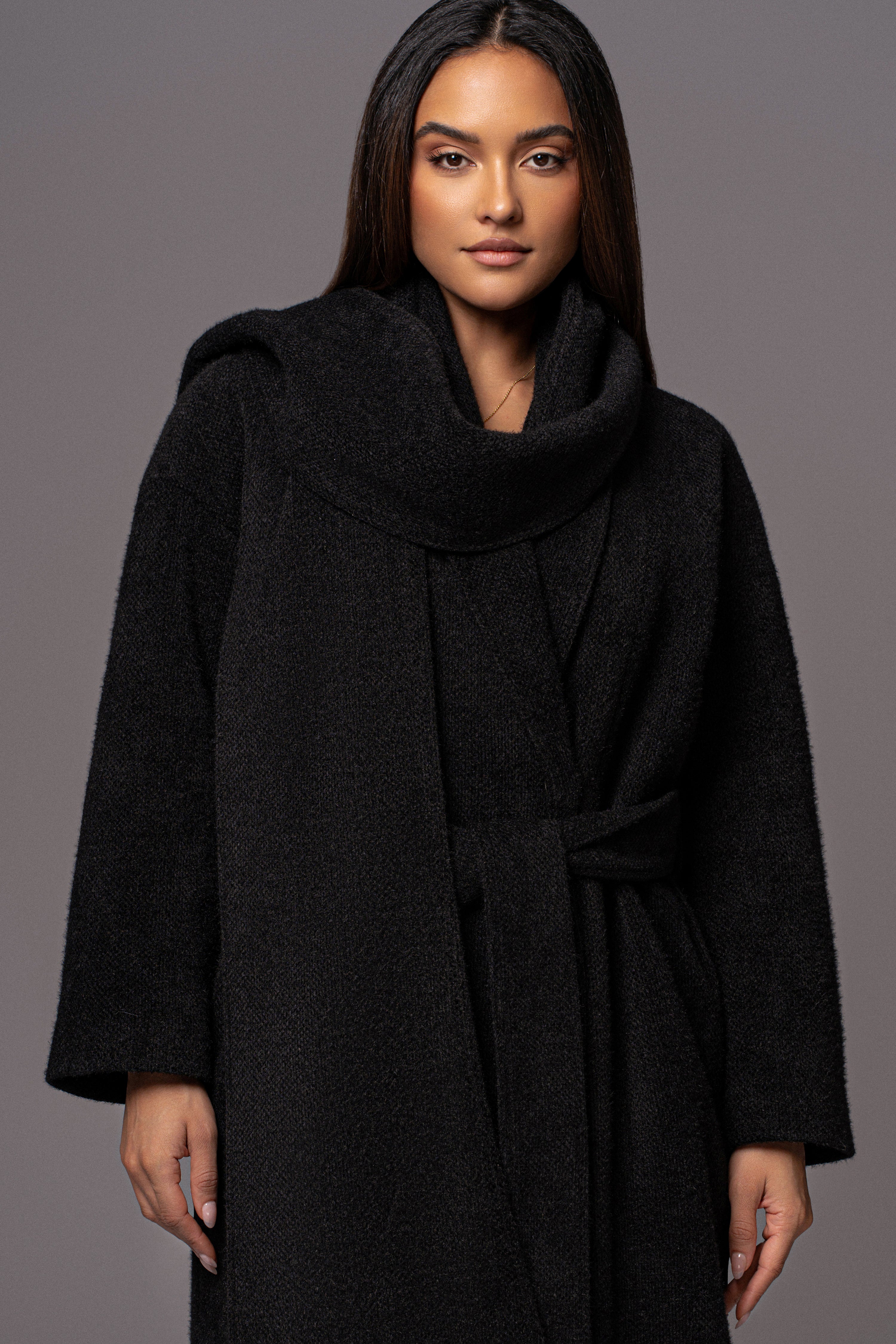 Black Jonah Coat - JLUXLABEL