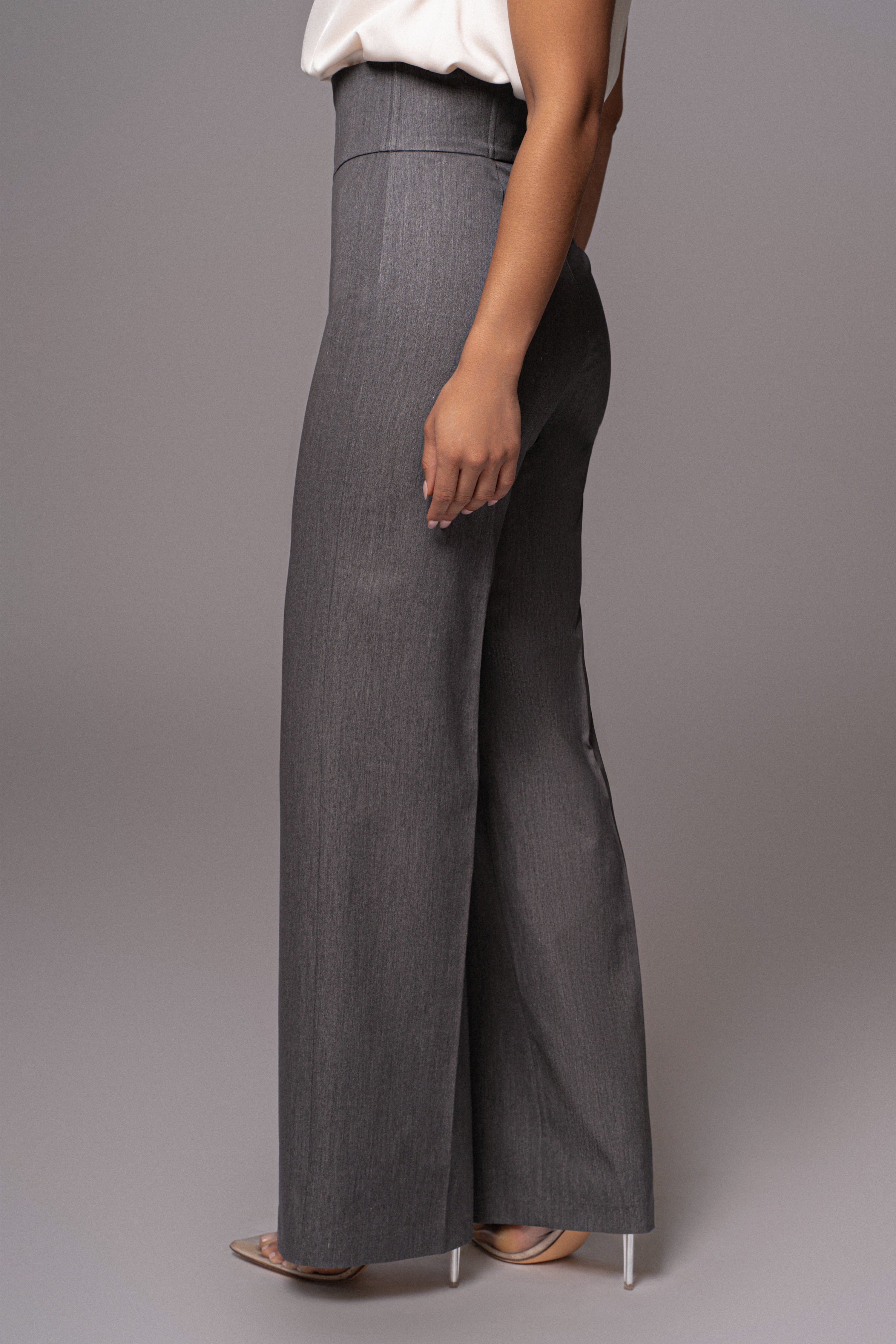 Grey Novena Woven Pants - JLUXLABEL