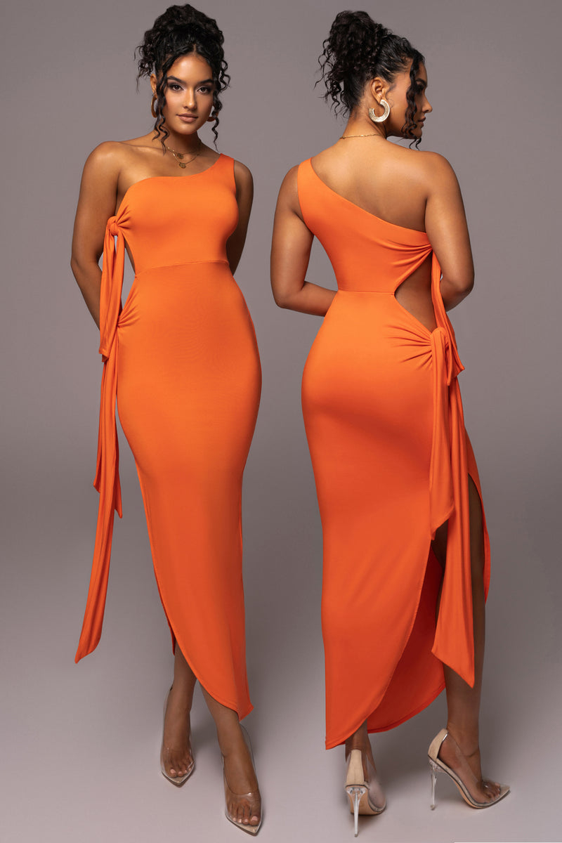 Tangerine The Hills Contrast Dress