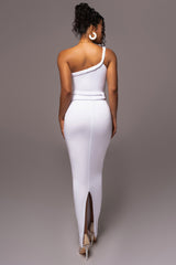 Ivory One Of One Maxi Dress - JLUXLABEL