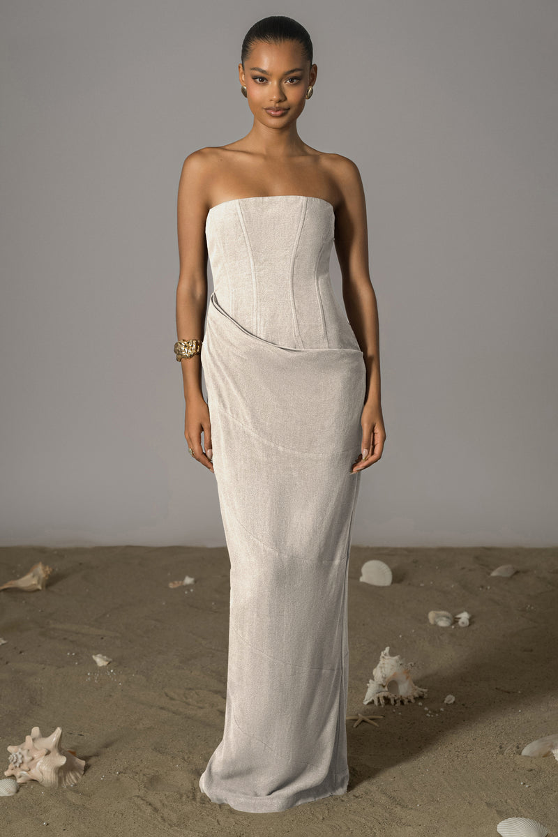 Robe Maxi en Lin Natural Journey