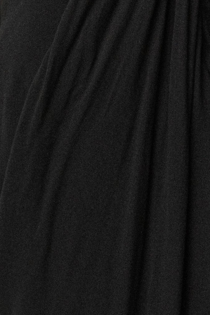 Black Warm Sunsets Maxi Dress by JLUXLABEL featuring a flowy silhouette and sunset-inspired design, perfect for summer occasions.