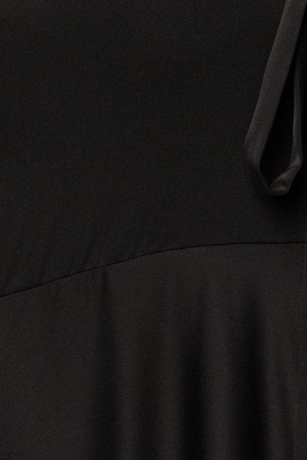 Black Amalia Satin Maxi Dress