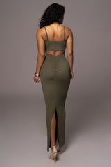 Olive Fiji 2-Piece Skirt Set - JLUXLABEL