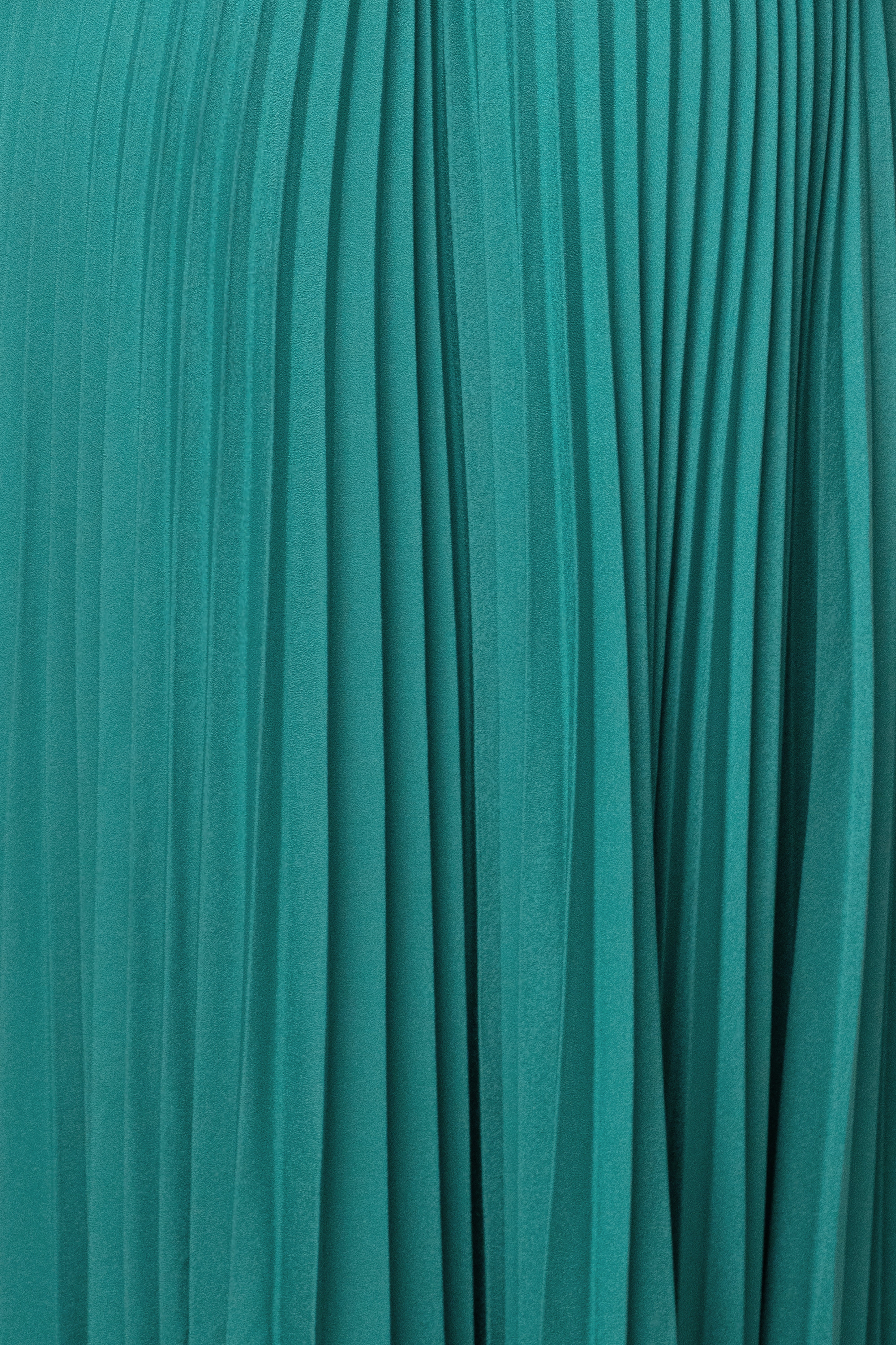 Green Sunshine Pleated Maxi Dress