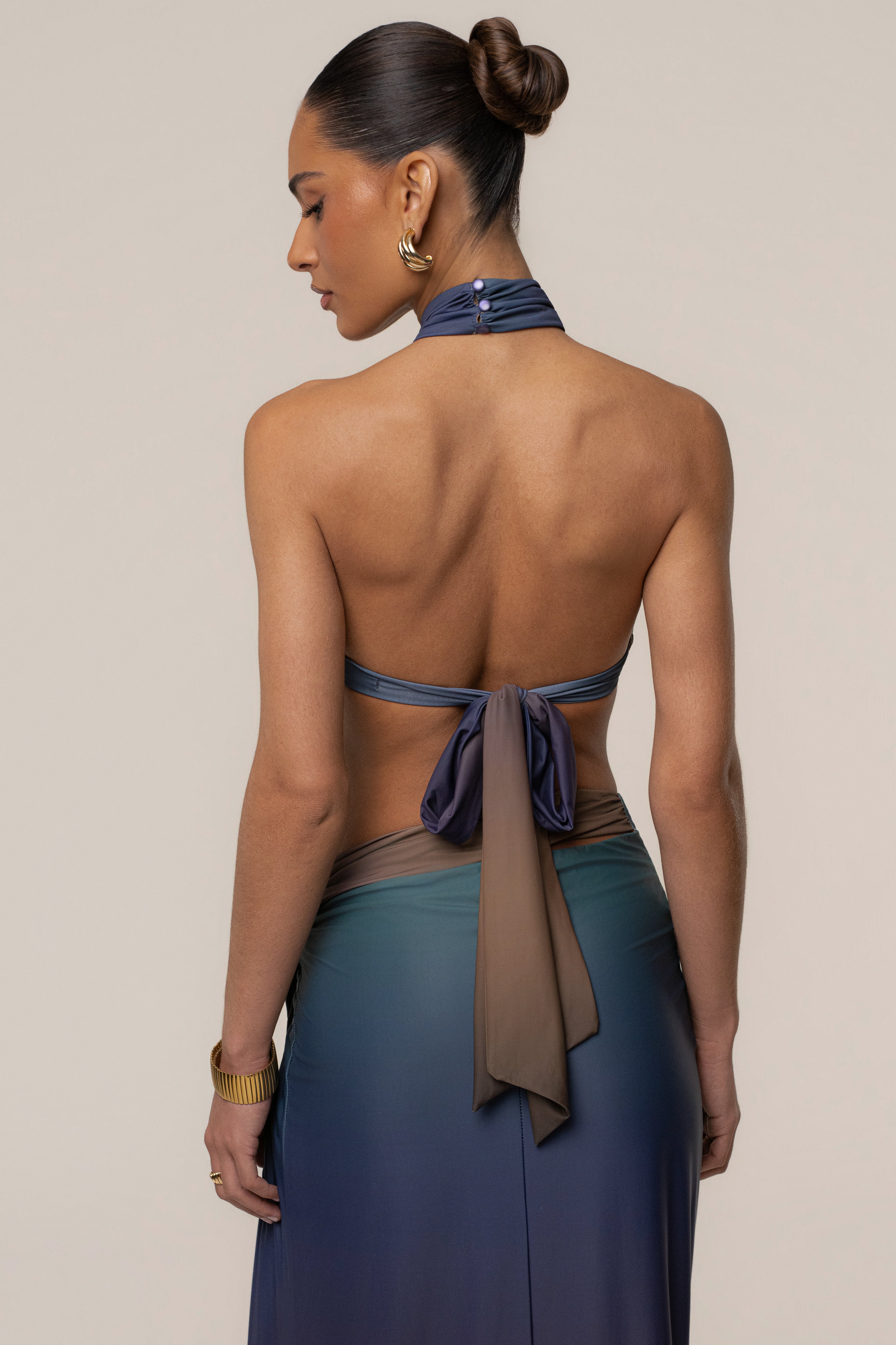 JLUXLABEL Lunar Shadow City After Dark skirt set featuring a stylish top and matching skirt, perfect for evening wear.