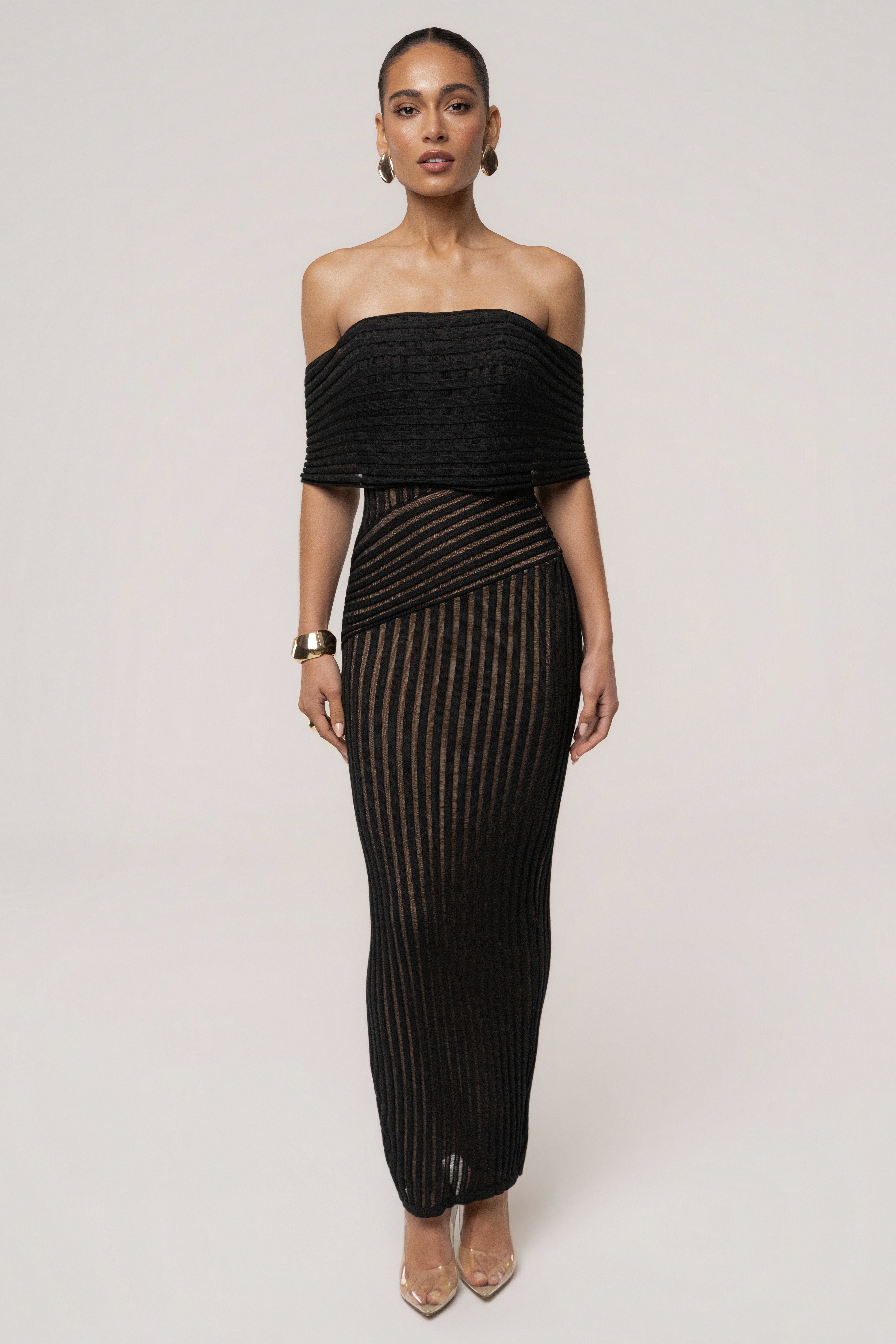 Black Midnight Siren Maxi Dress